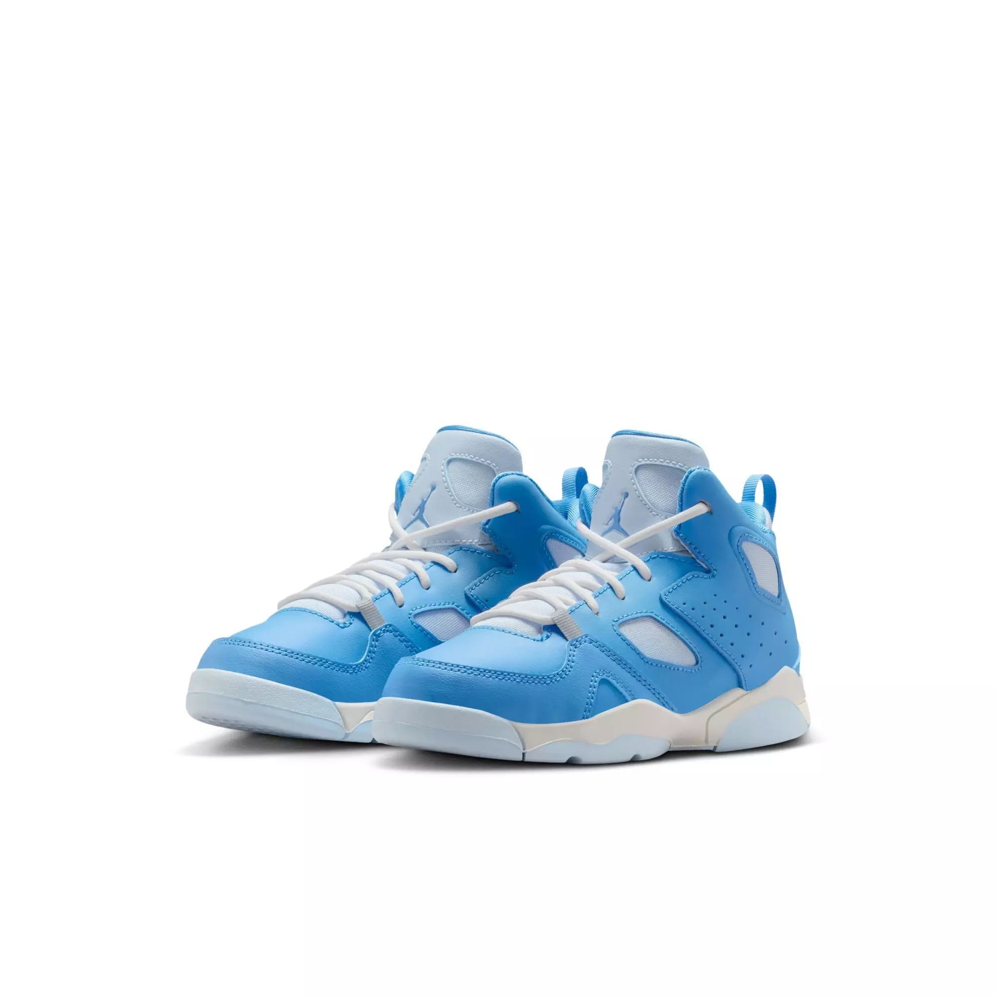 Jordan Flight Club '91 "Legend Blue/Hydrogen Blue/Pure Platinum" Preschool Boys' Shoe - CAROLINA BLUE