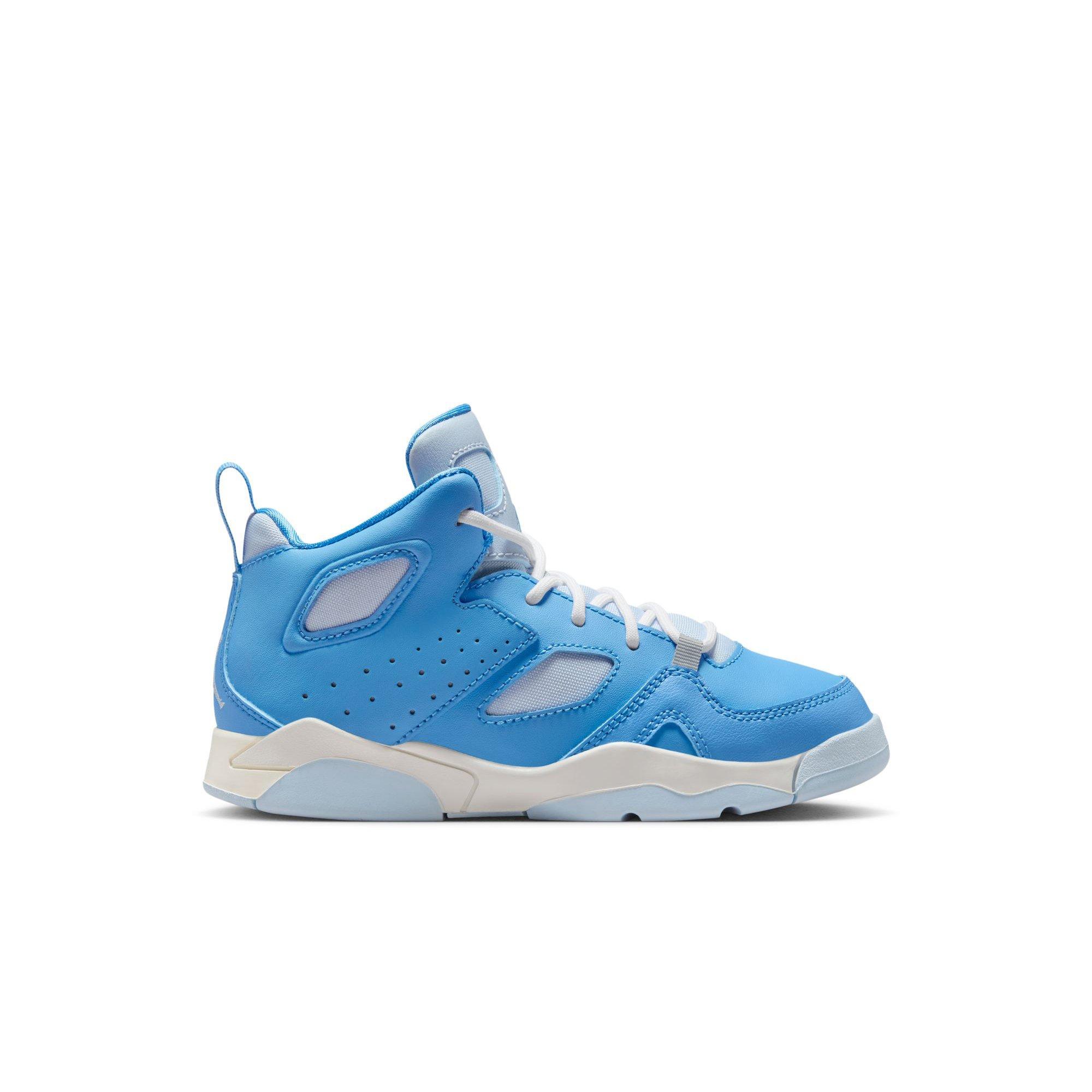 Jordan Flight Club '91 "Legend Blue/Hydrogen Blue/Pure Platinum" Preschool Boys' Shoe