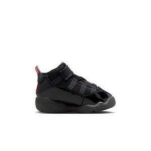 Jordan 6 Rings "Black/Fire Red/Anthracite" Toddler Boys' Shoe