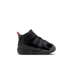 Jordan 6 Rings "Black/Fire Red/Anthracite" Toddler Boys' Shoe