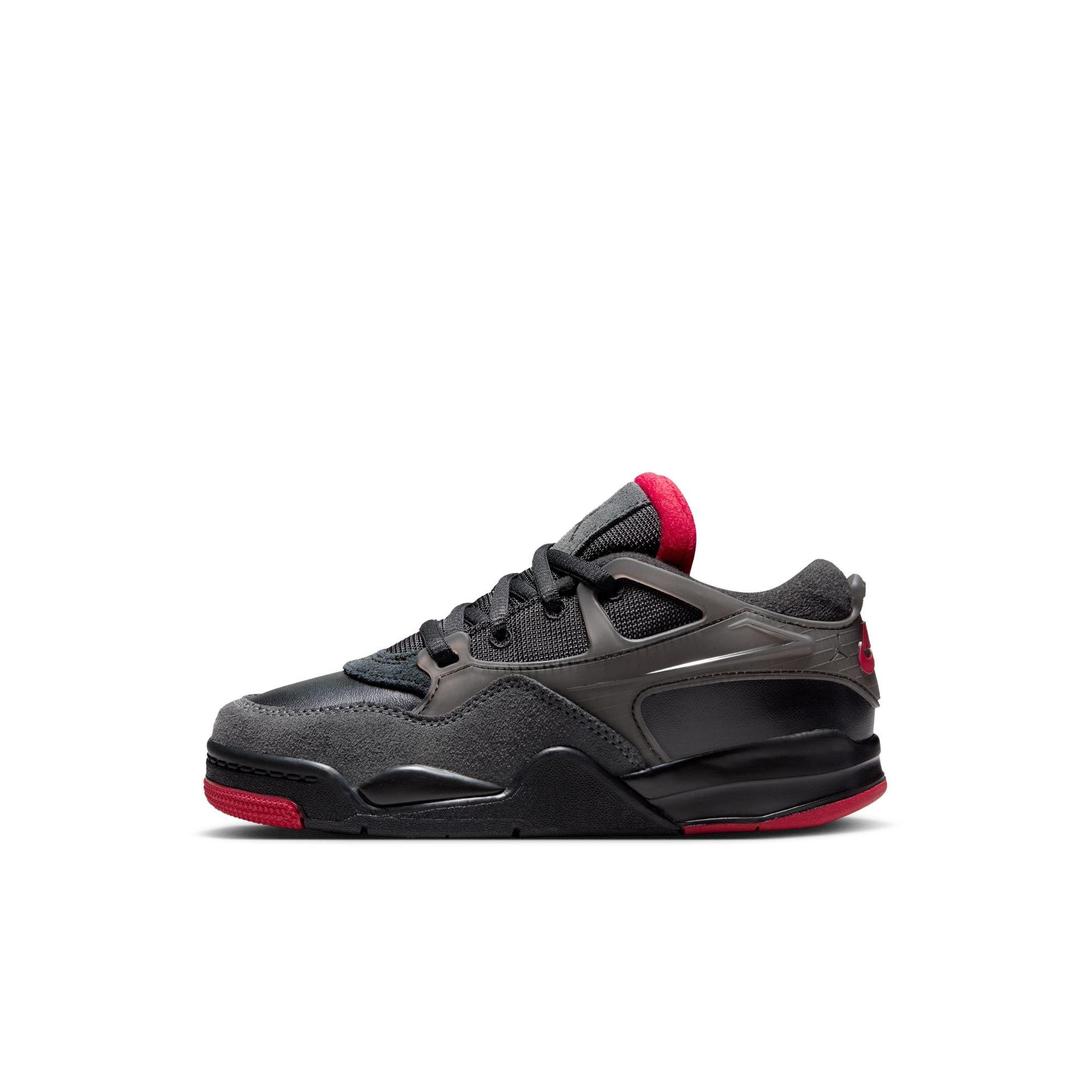 Jordan 4 RM Preschool Boys' "Black/Varsity Red/Anthracite" Shoe