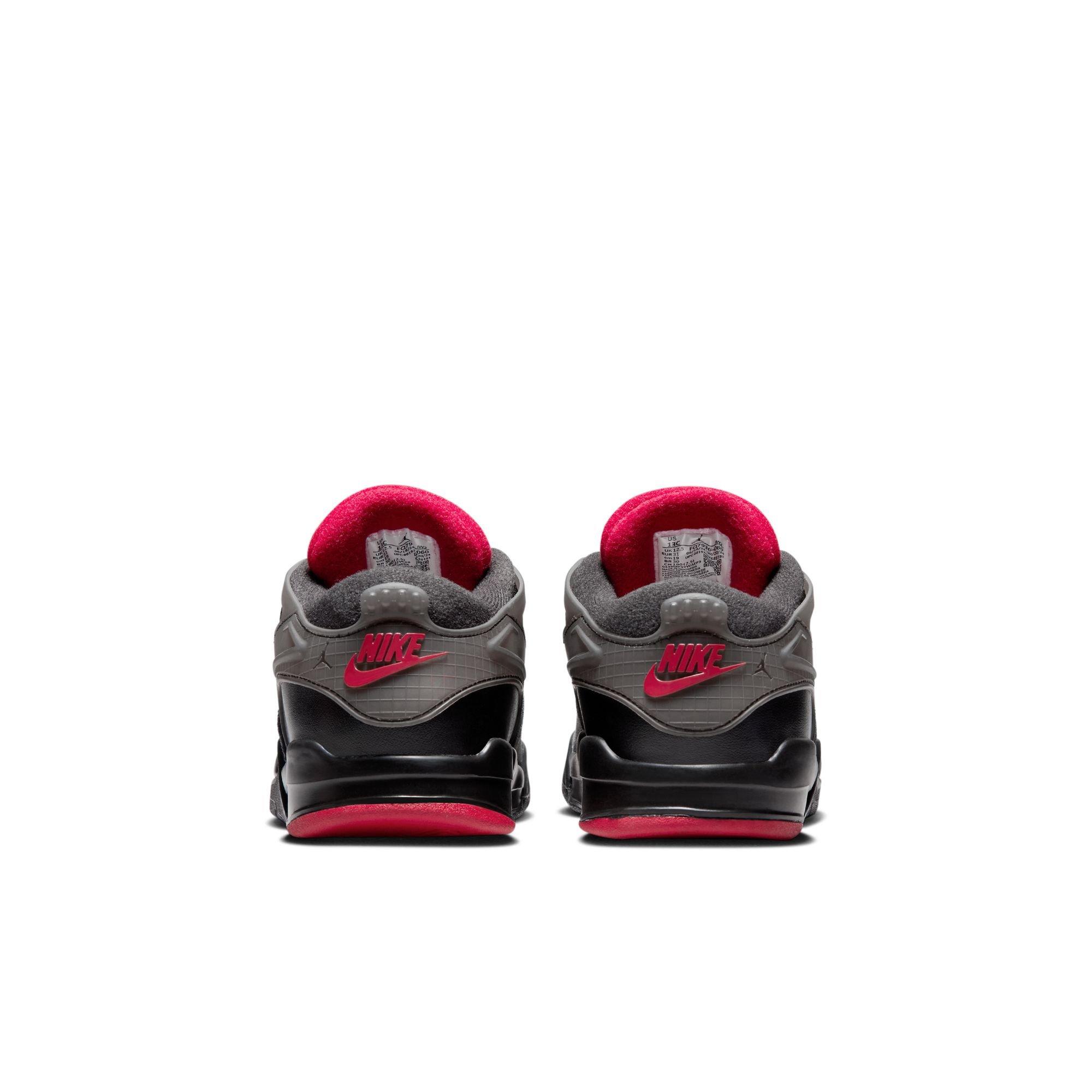 Jordan 4 RM Preschool Boys' "Black/Varsity Red/Anthracite" Shoe