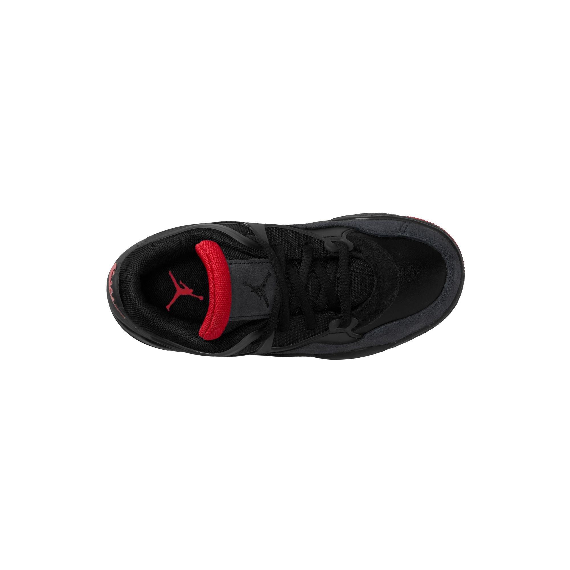 Jordan 4 RM Preschool Boys' "Black/Varsity Red/Anthracite" Shoe