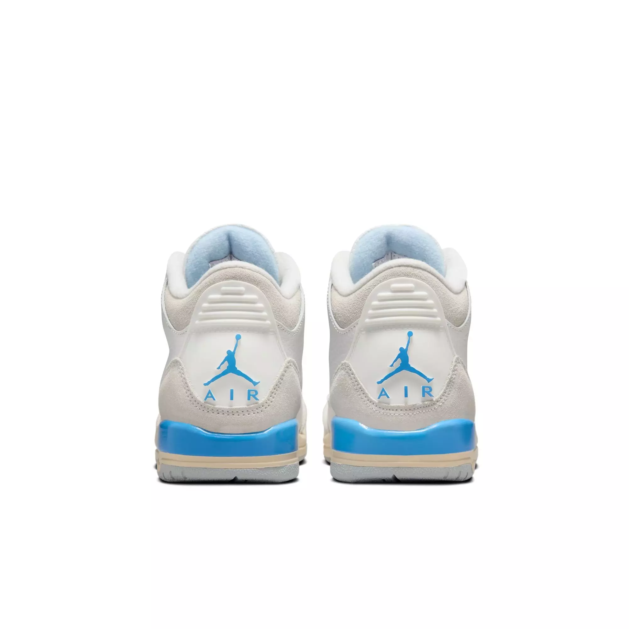 Jordan 3 Retro "Lucky Shorts" Grade School Kids' Shoe - SUMMIT WHITE/HYDROGEN BLUE/LEGEND BLUE