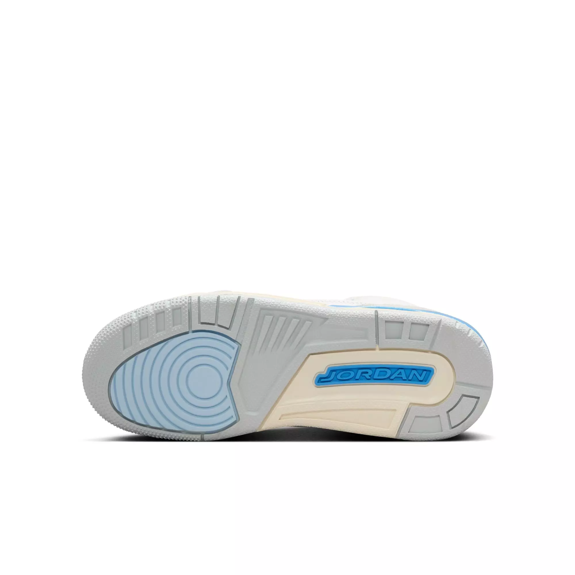 Jordan 3 Retro "Lucky Shorts" Grade School Kids' Shoe - SUMMIT WHITE/HYDROGEN BLUE/LEGEND BLUE