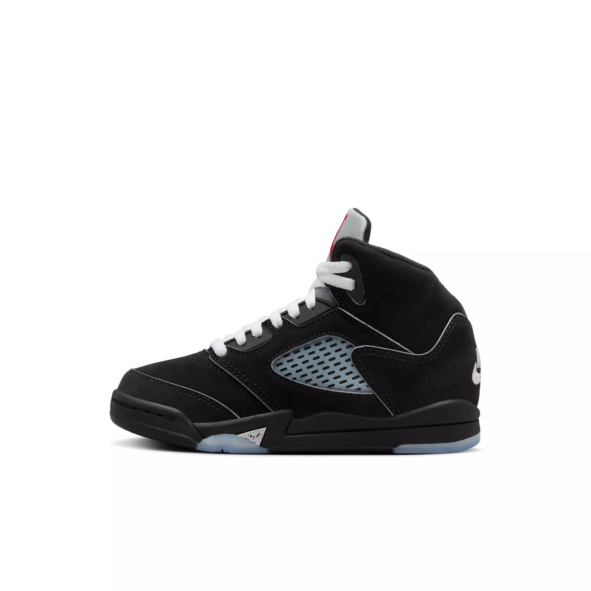 Jordan 5 Retro "Reimagined" Preschool Kids' Shoe - BLACK/WHITE/FIRE RED