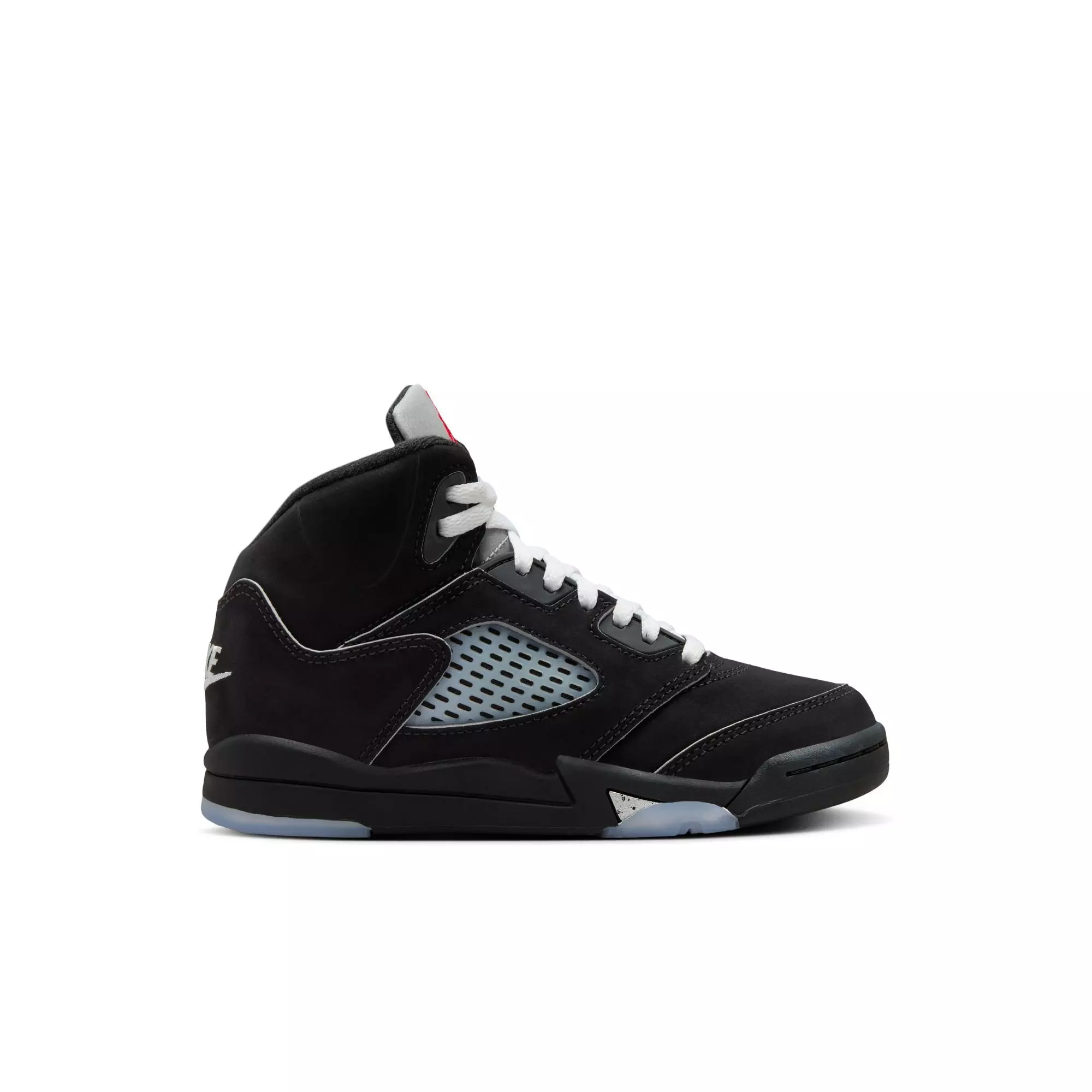 Jordan 5 Retro "Reimagined" Preschool Kids' Shoe - BLACK/WHITE/FIRE RED