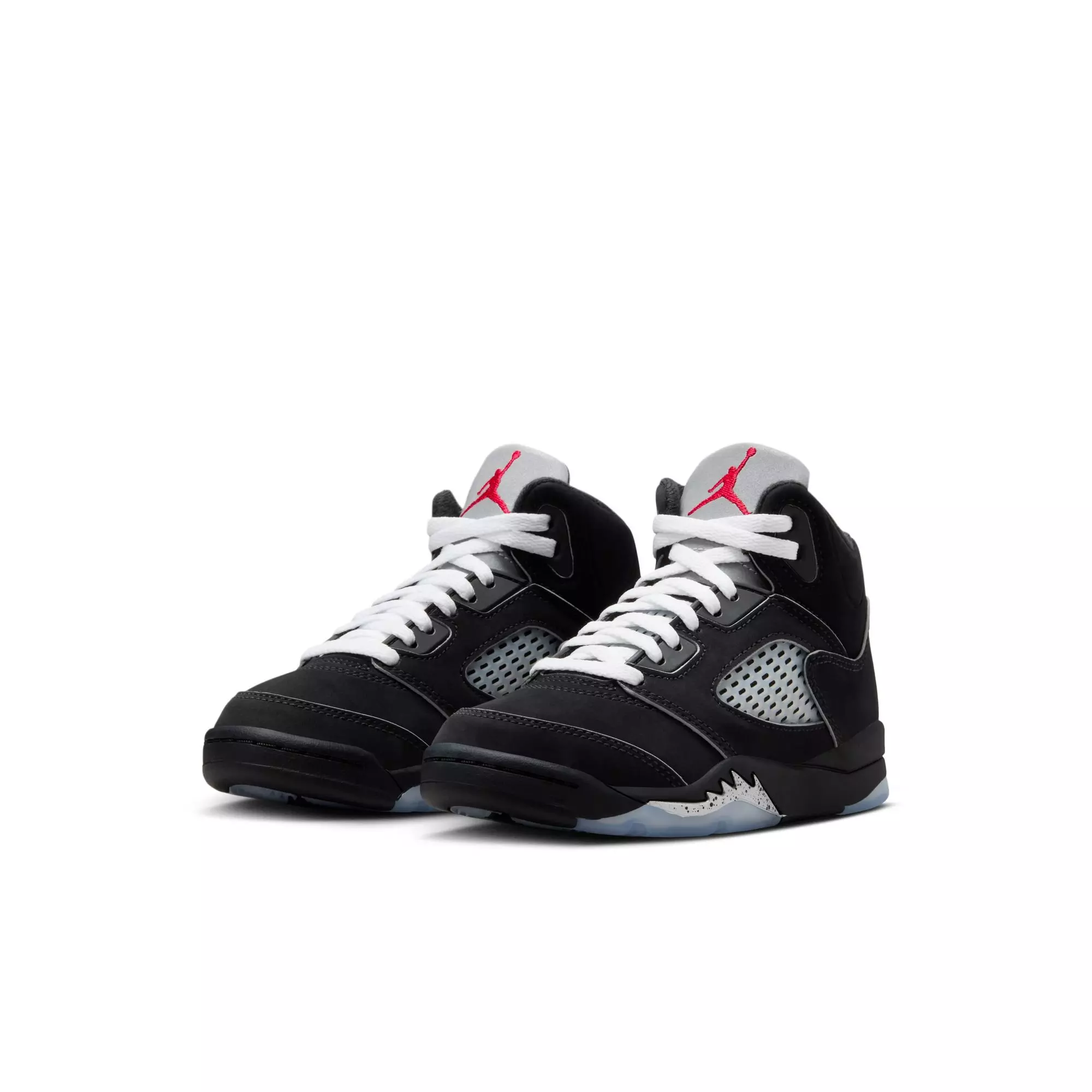 Jordan 5 Retro "Reimagined" Preschool Kids' Shoe - BLACK/WHITE/FIRE RED