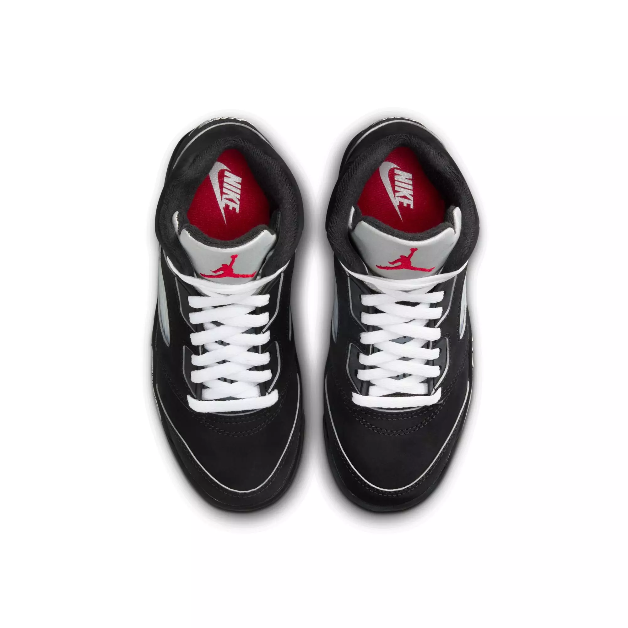 Jordan 5 Retro "Reimagined" Preschool Kids' Shoe - BLACK/WHITE/FIRE RED