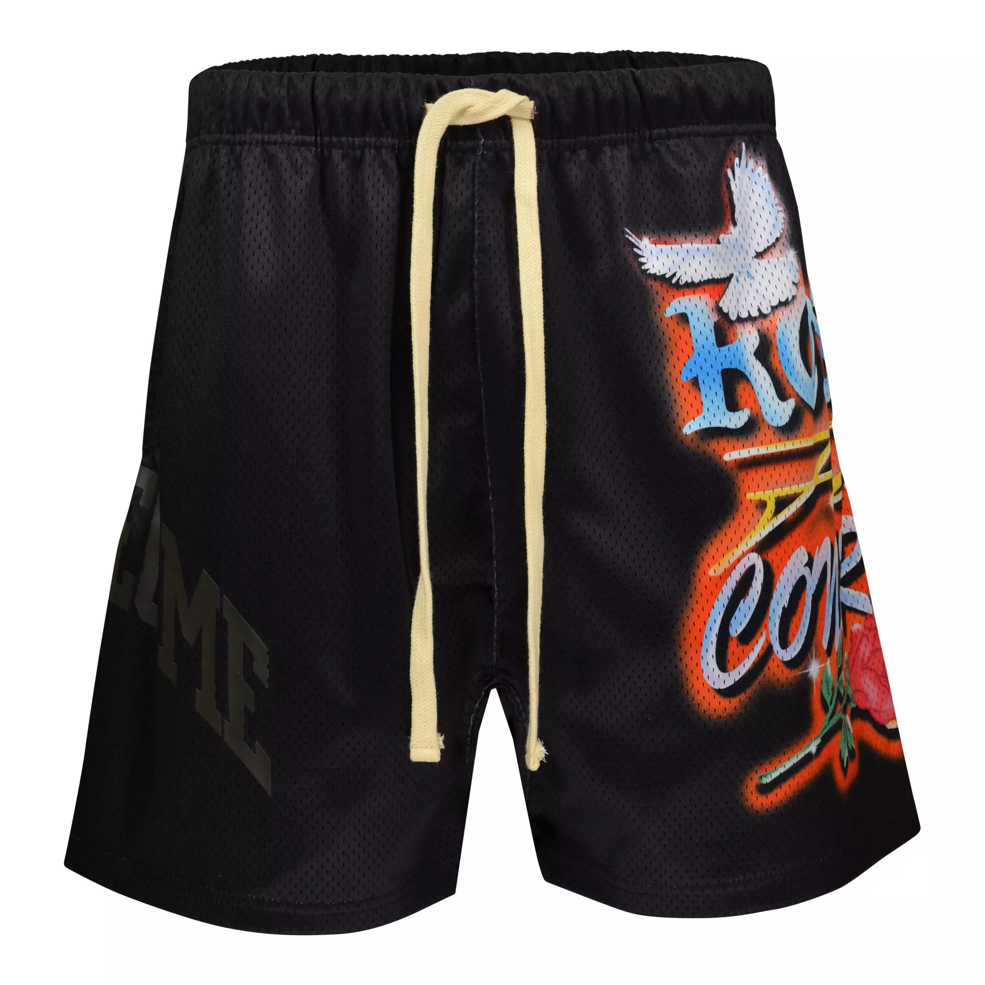 Civil Regime Men's Mesh Shorts - Black - BLACK