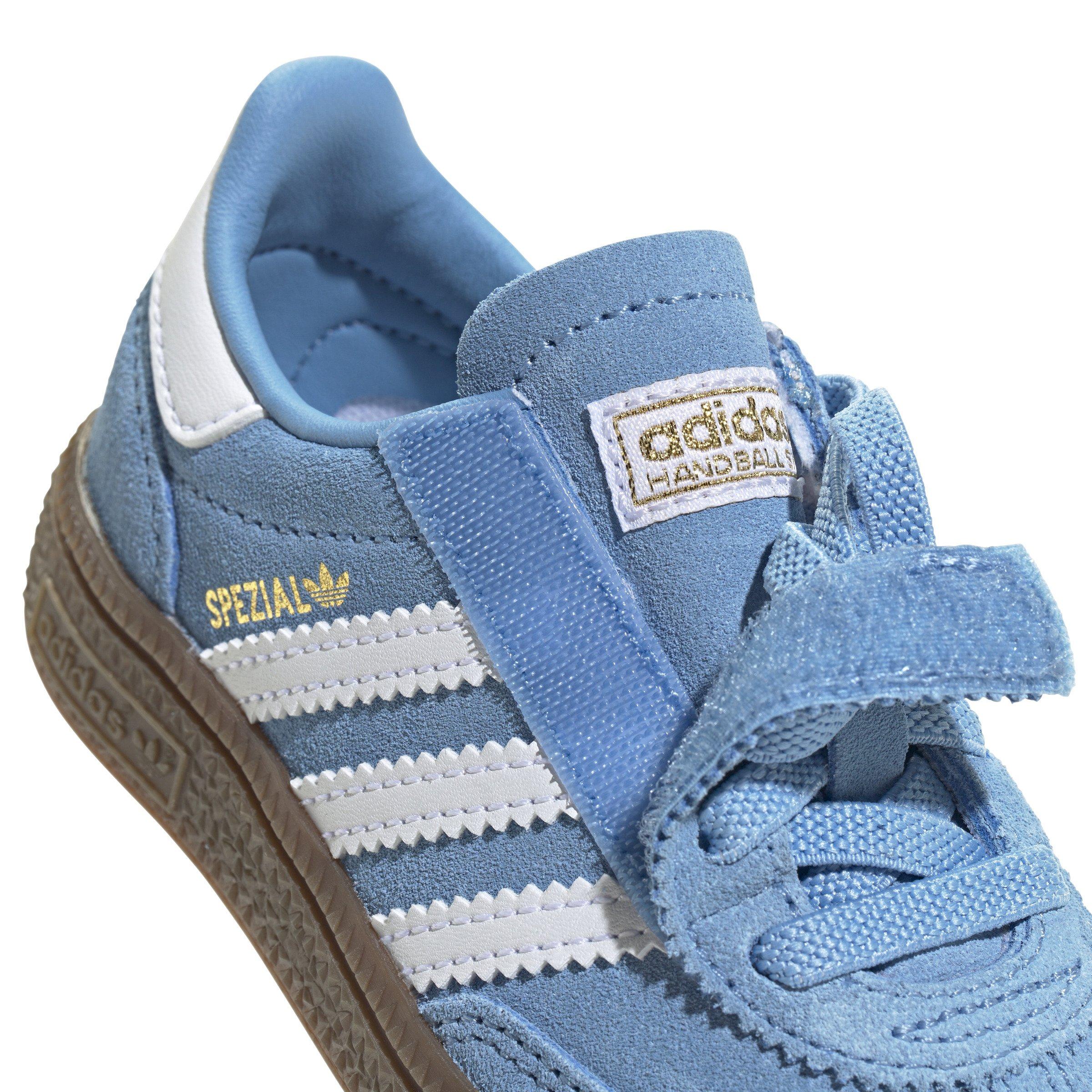 adidas Originals Handball Spezial Toddler Boys' "Light Blue/Ftwr White/Gum" Shoe