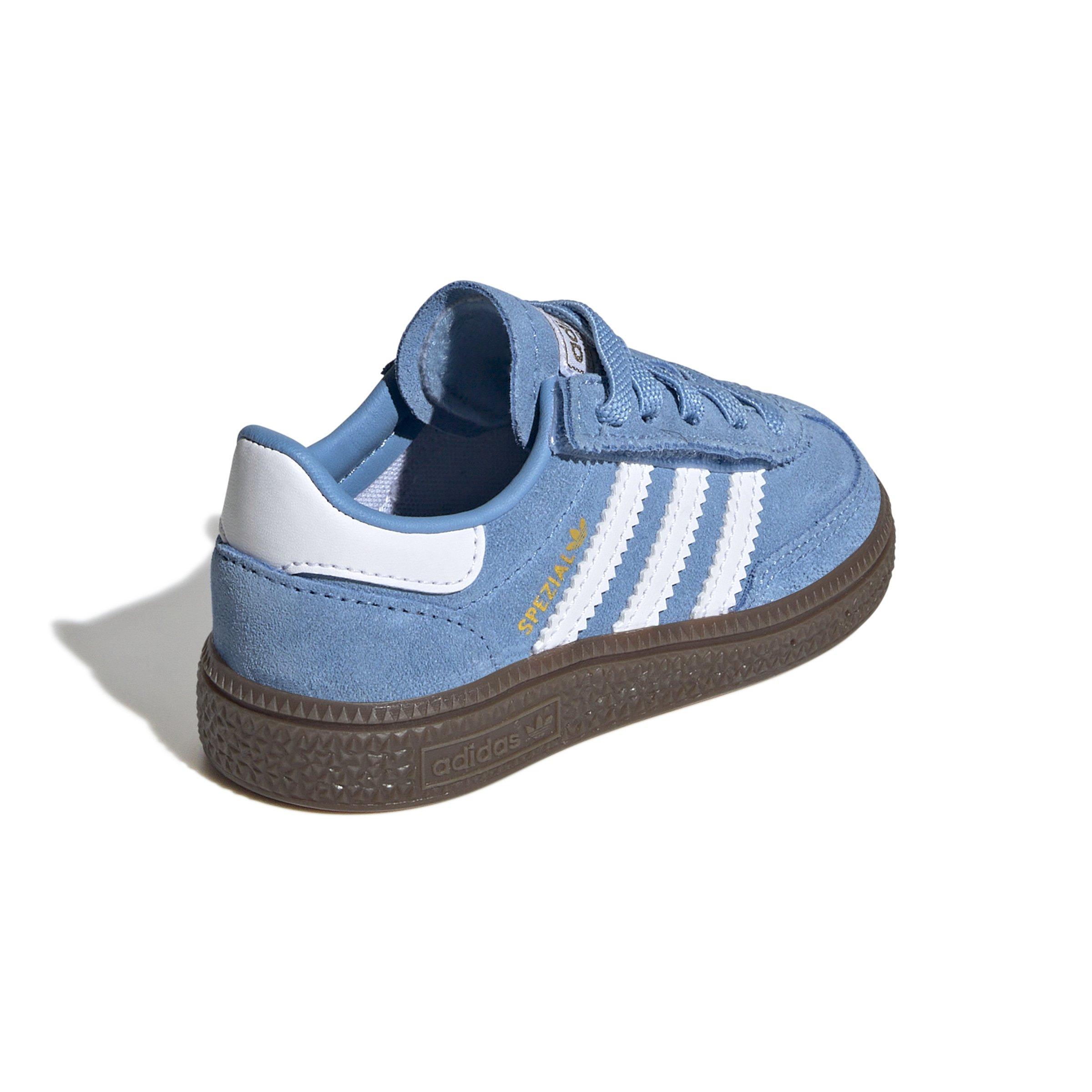 adidas Originals Handball Spezial Toddler Boys' "Light Blue/Ftwr White/Gum" Shoe