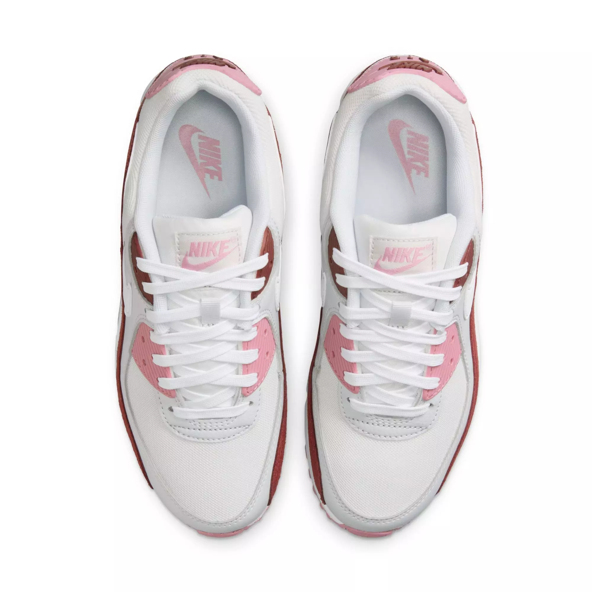 Nike Air Max 90 SE "Dark Team Red/White/Platinum Tint" Women's Shoe - RED/WHITE