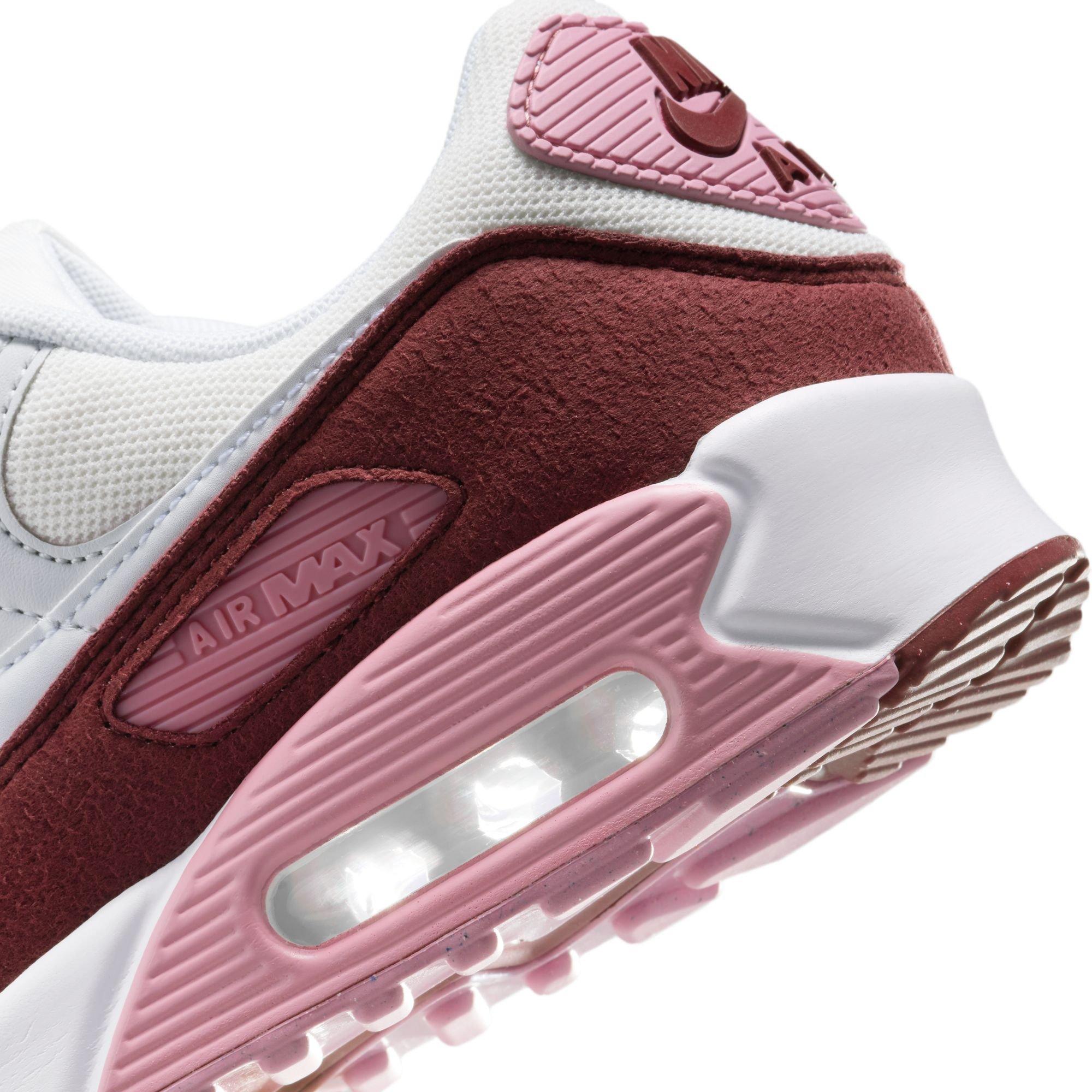 Nike Air Max 90 SE Women's "Dark Team Red/White/Platinum Tint" Shoe