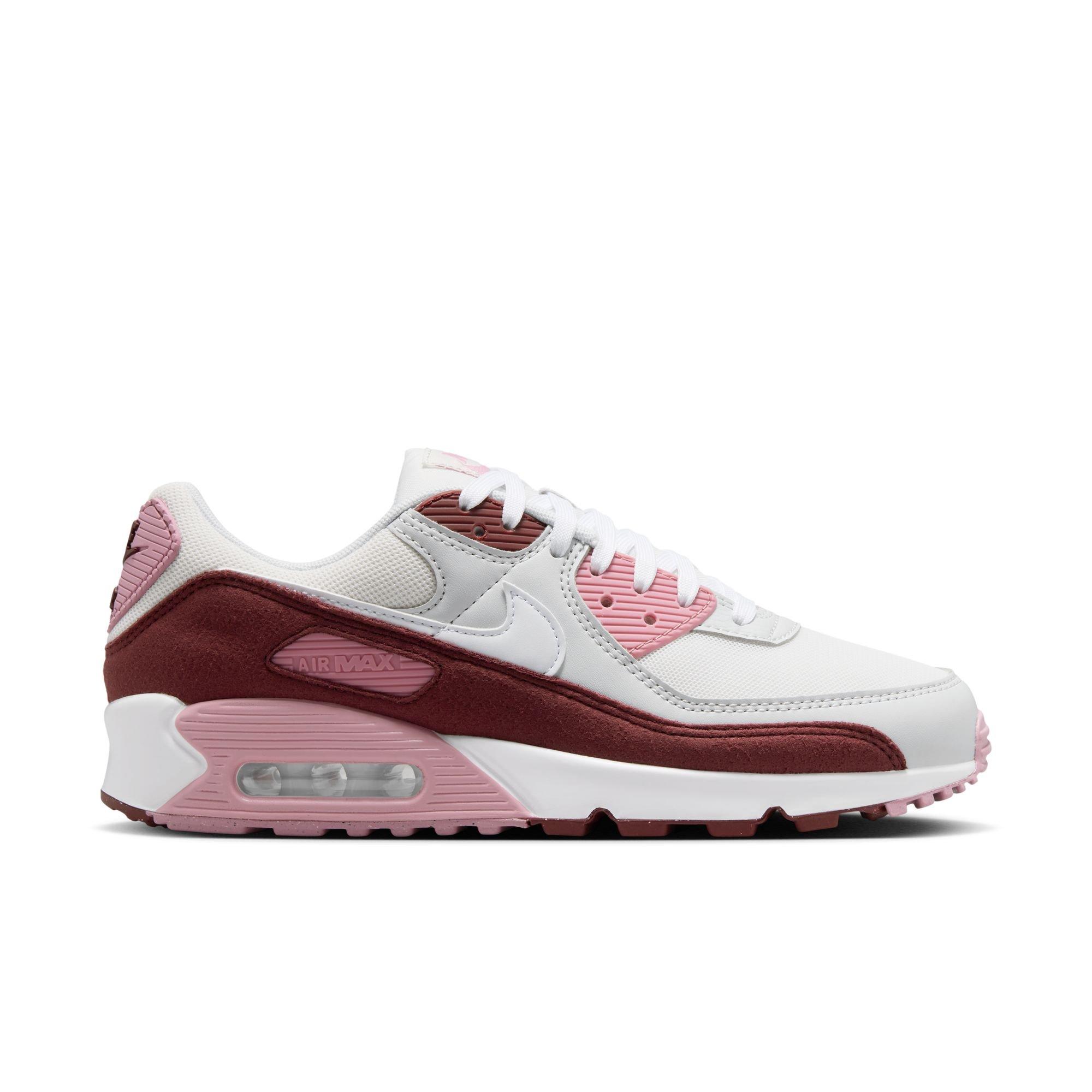 Nike Air Max 90 SE "Dark Team Red/White/Platinum Tint" Women's Shoe - RED/WHITE