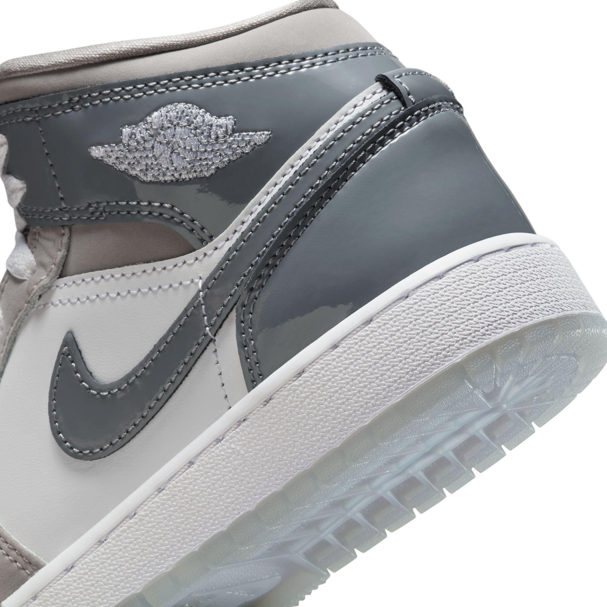 Jordan 1 Mid SE Toddler Boys' "White/Cool Grey/Medium Grey" Shoe