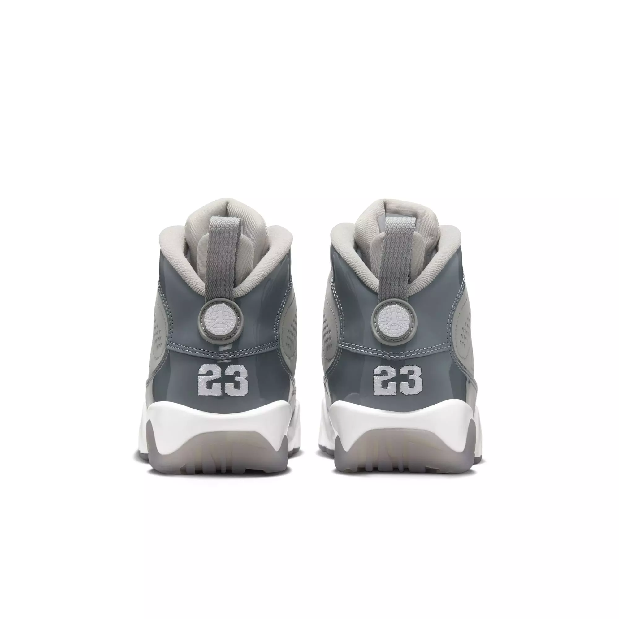 Jordan 9 Retro "Cool Grey" Grade School Kids' Shoe - COOL GREY/WHITE