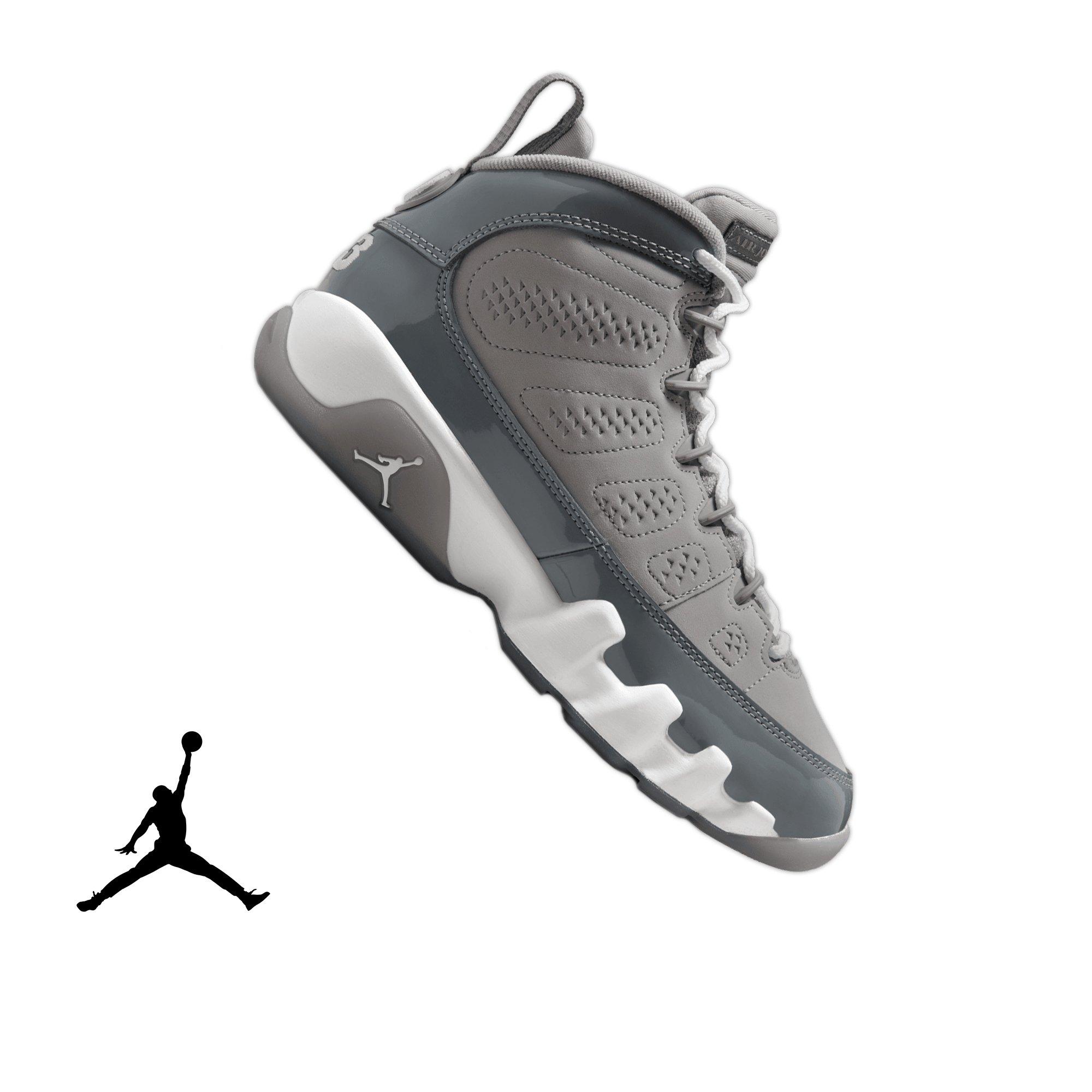 Jordan 9 Retro "Cool Grey" Grade School Kids' Shoe