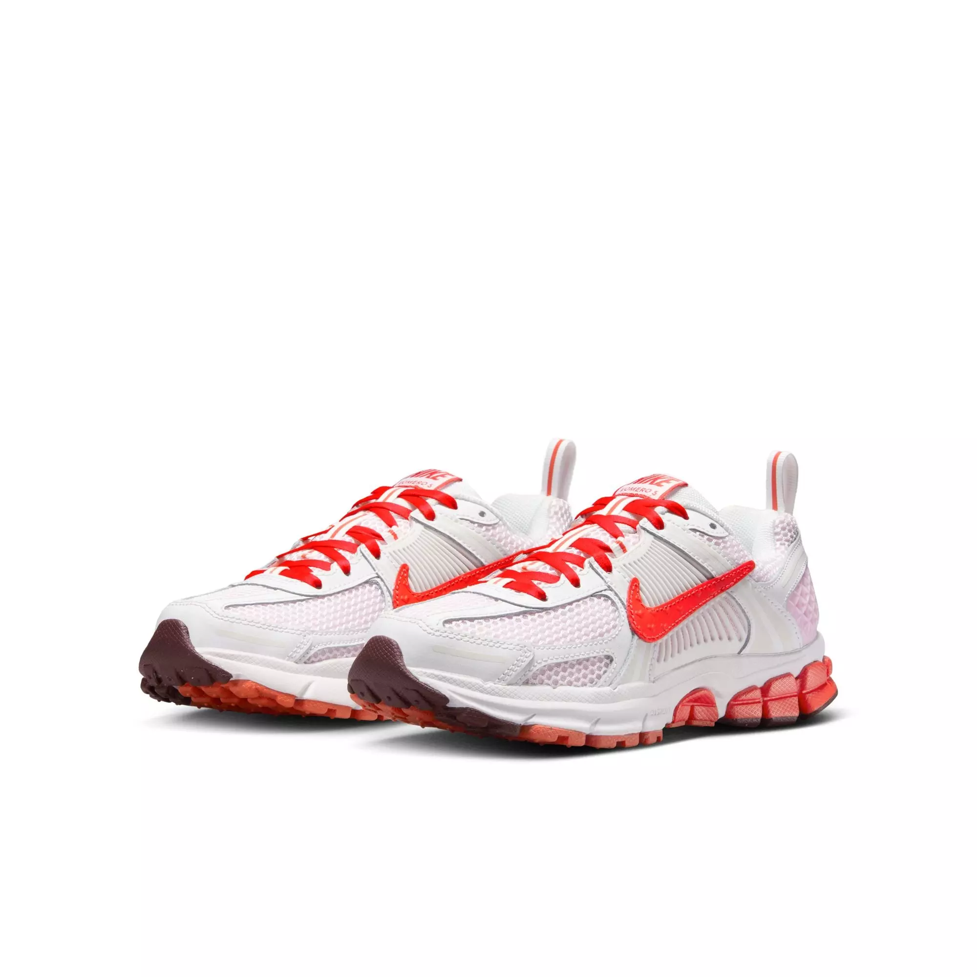 Nike Vomero 5 "Valentine's Day" Grade School Girls' Shoe - SUMMIT WHITE/CRIMSON/PINK FOAM