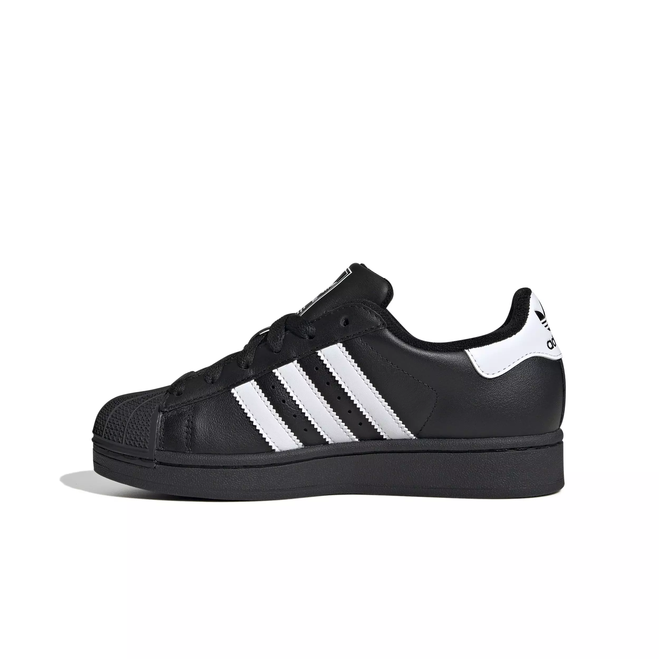 adidas Originals Superstar II "Black/White" Grade School Kids' Shoe - BLACK/WHITE