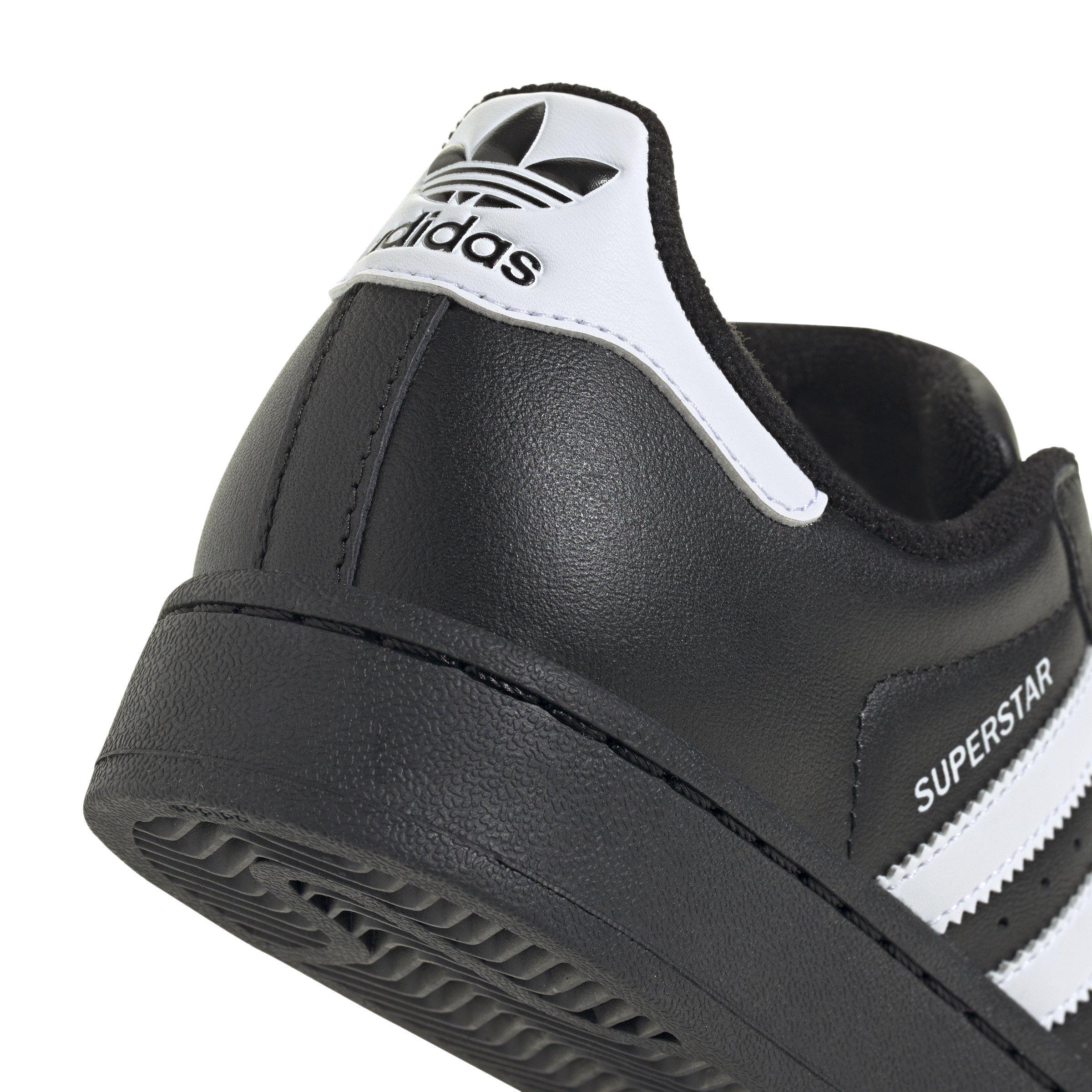 adidas Originals Superstar II Kids' Leather Shoes - Black/White