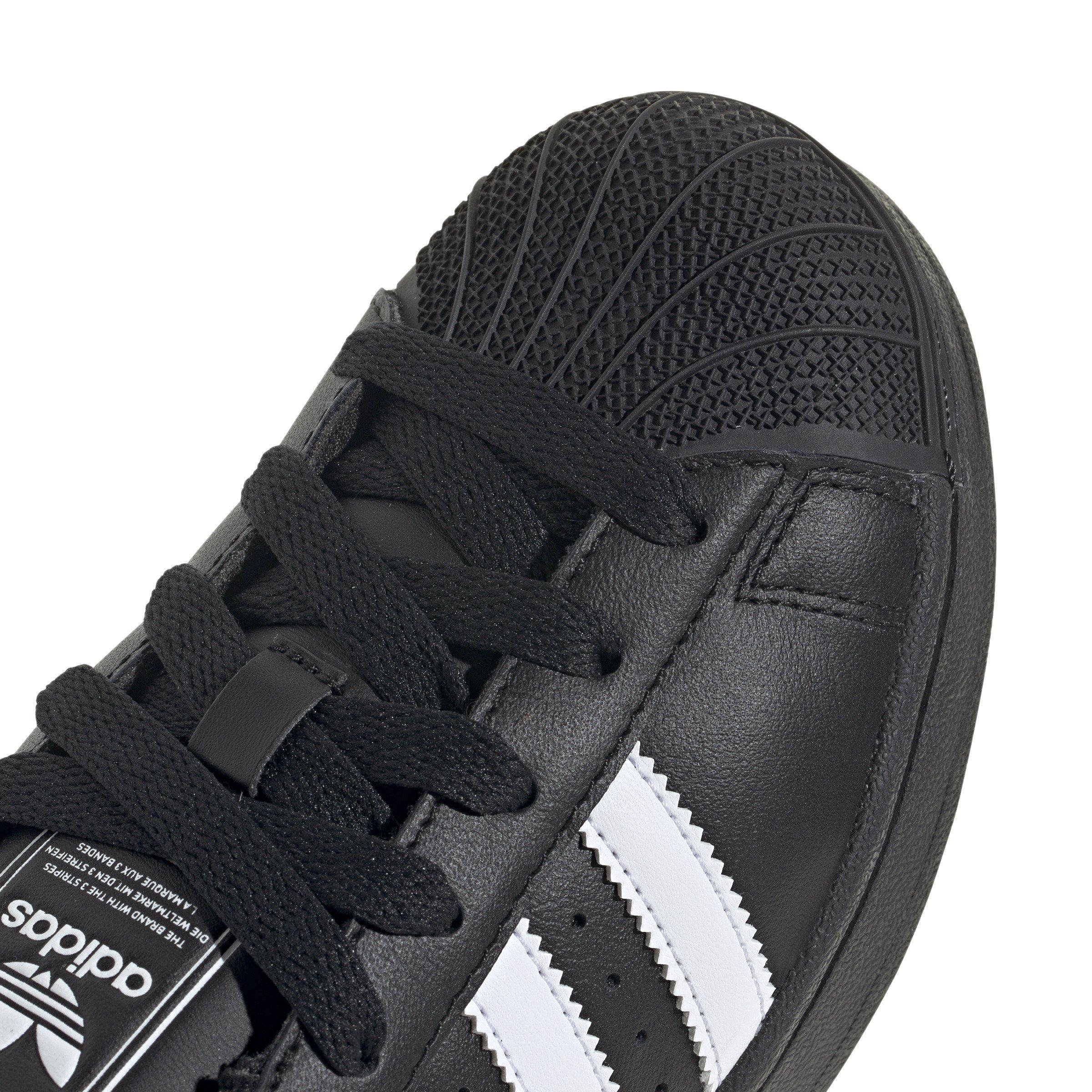adidas Originals Superstar II Kids' Leather Shoes - Black/White