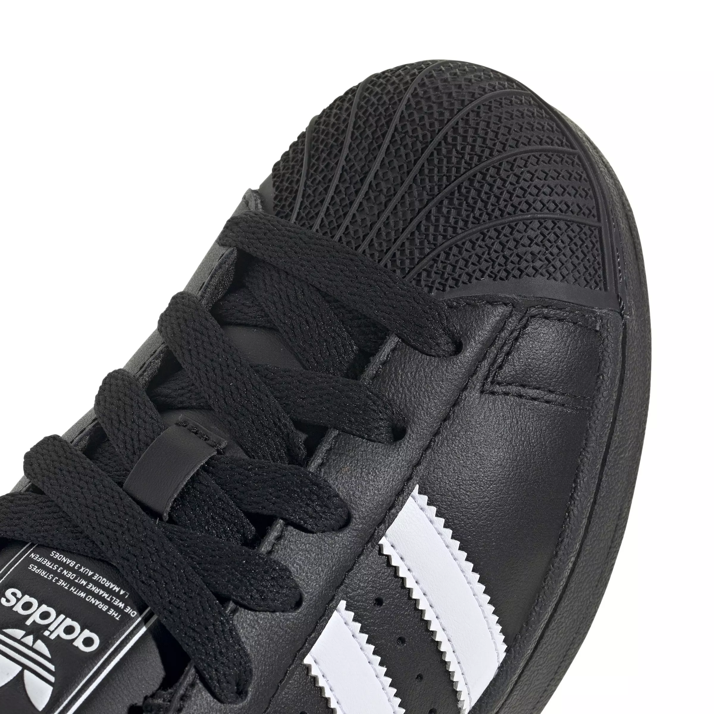 adidas Originals Superstar II "Black/White" Grade School Kids' Shoe - BLACK/WHITE