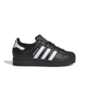 adidas Originals Superstar II "Black/White" Grade School Kids' Shoe