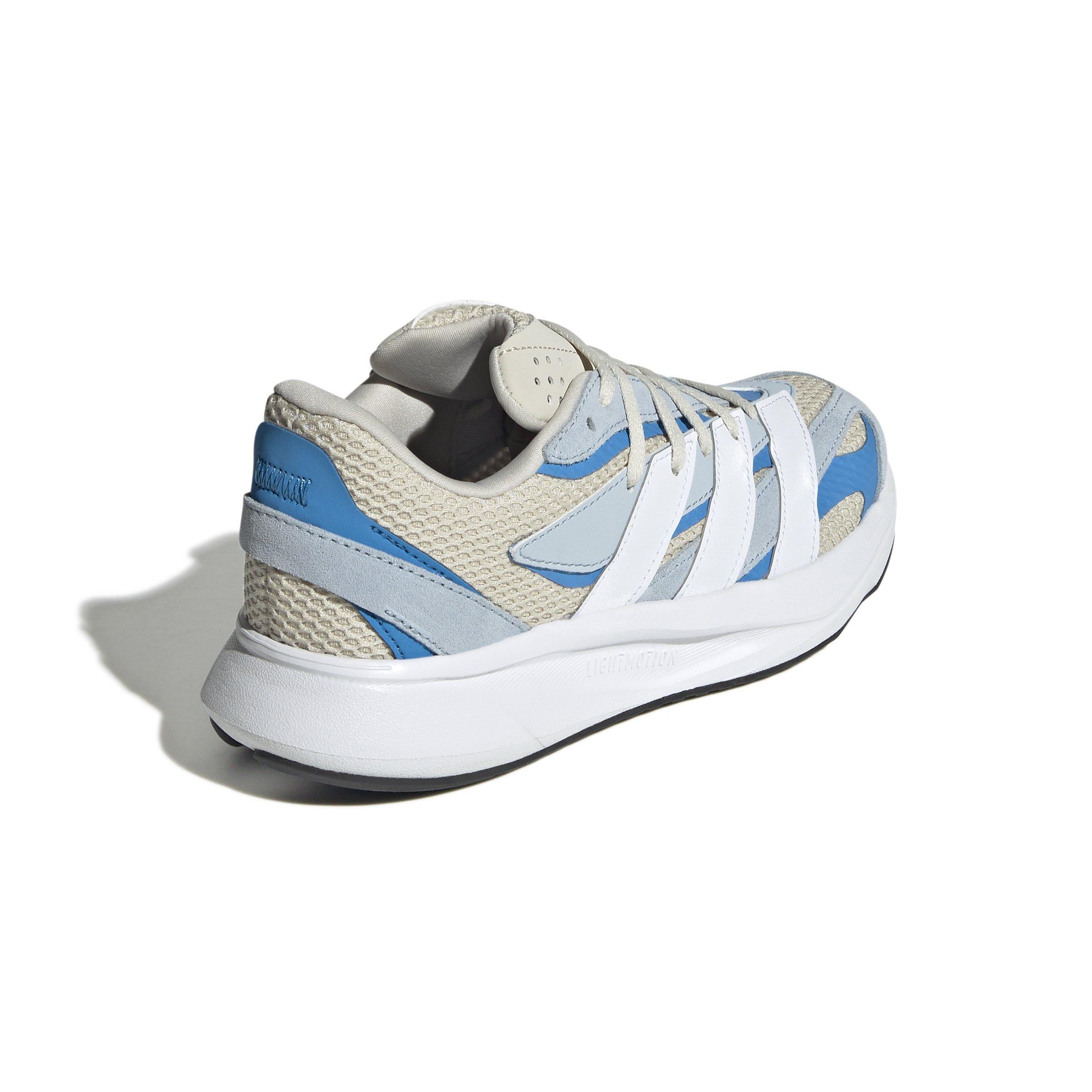 adidas Lightstride Grade School Boys' "Alumina/Ftwr White/Bright Blue" Running Shoe