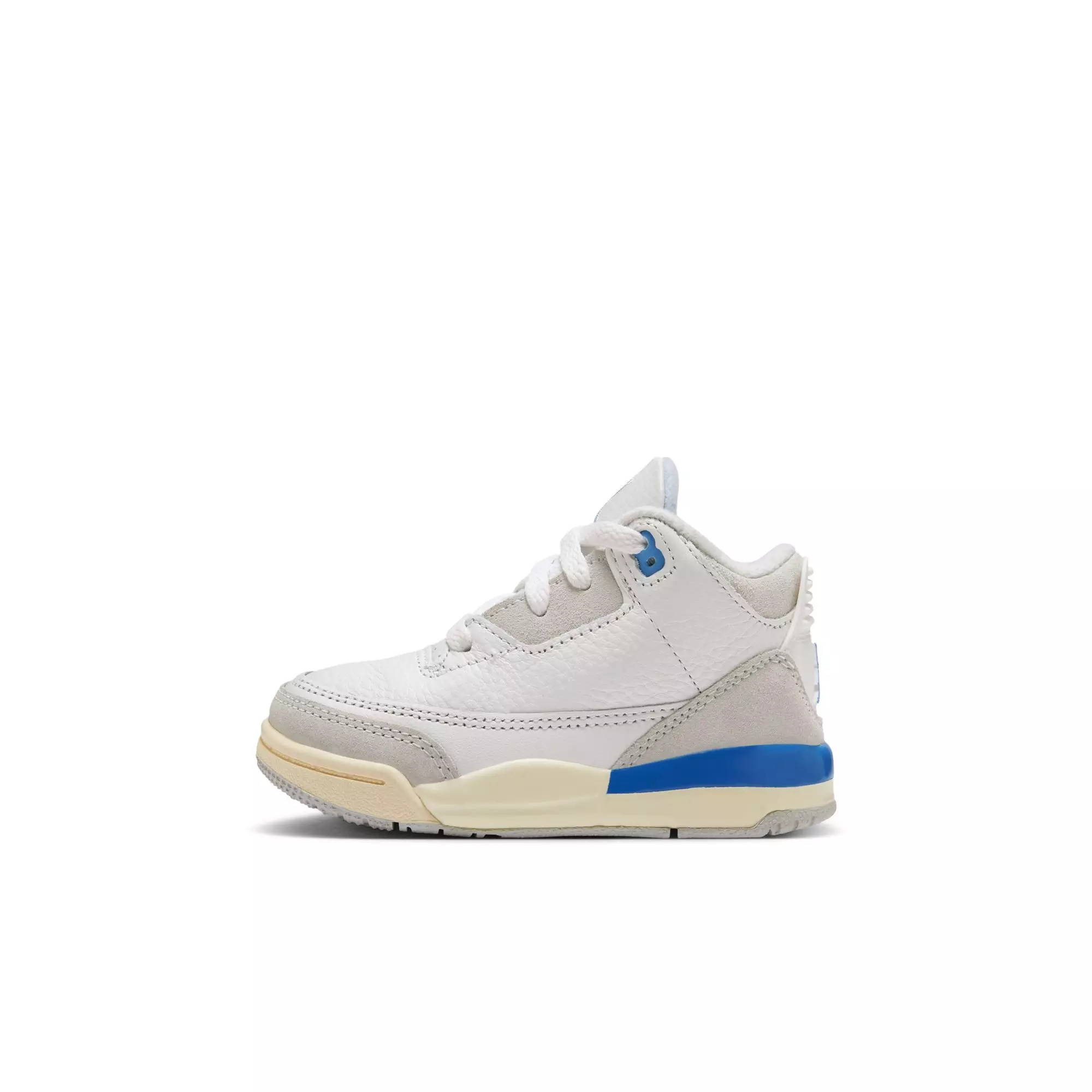 Jordan 3 Retro "Lucky Shorts" Toddler Kids' Shoe -  SUMMIT WHITE/HYDROGEN BLUE/LEGEND BLUE