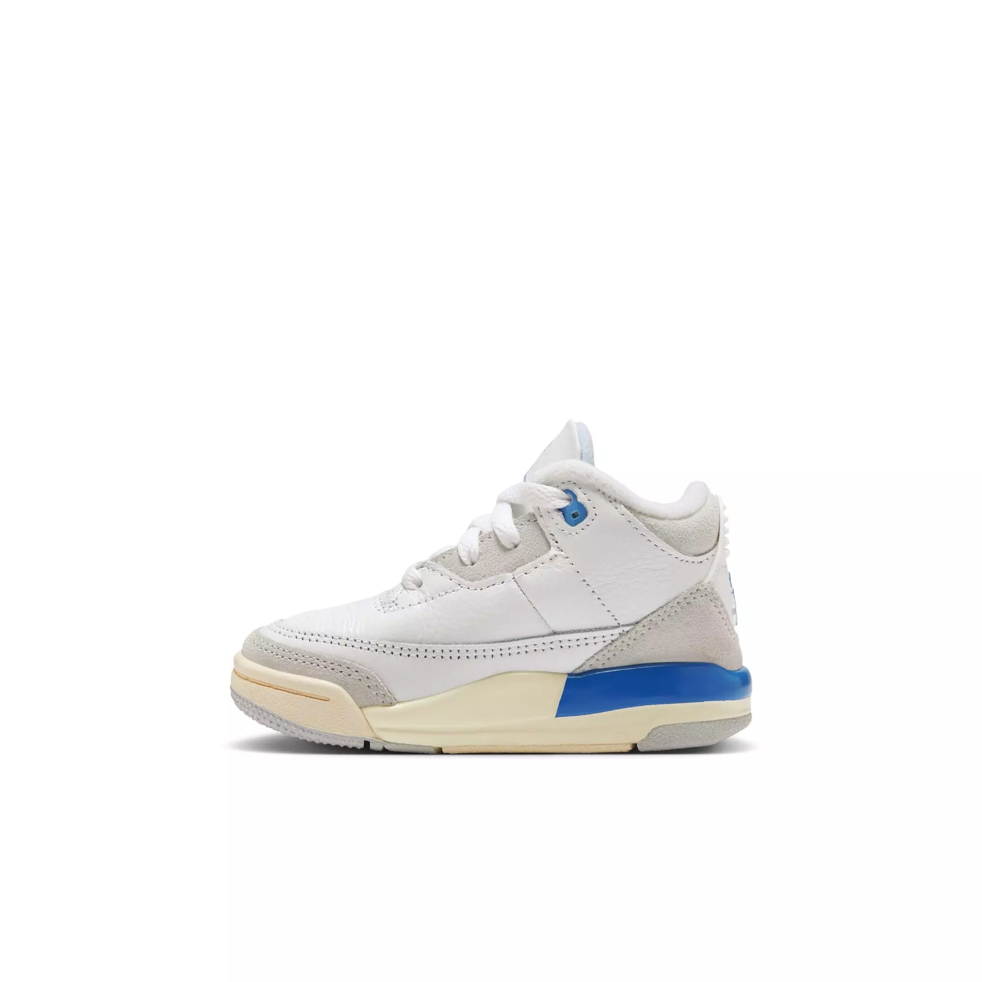 Jordan 3 Retro "Lucky Shorts" Toddler Kids' Shoe -  SUMMIT WHITE/HYDROGEN BLUE/LEGEND BLUE