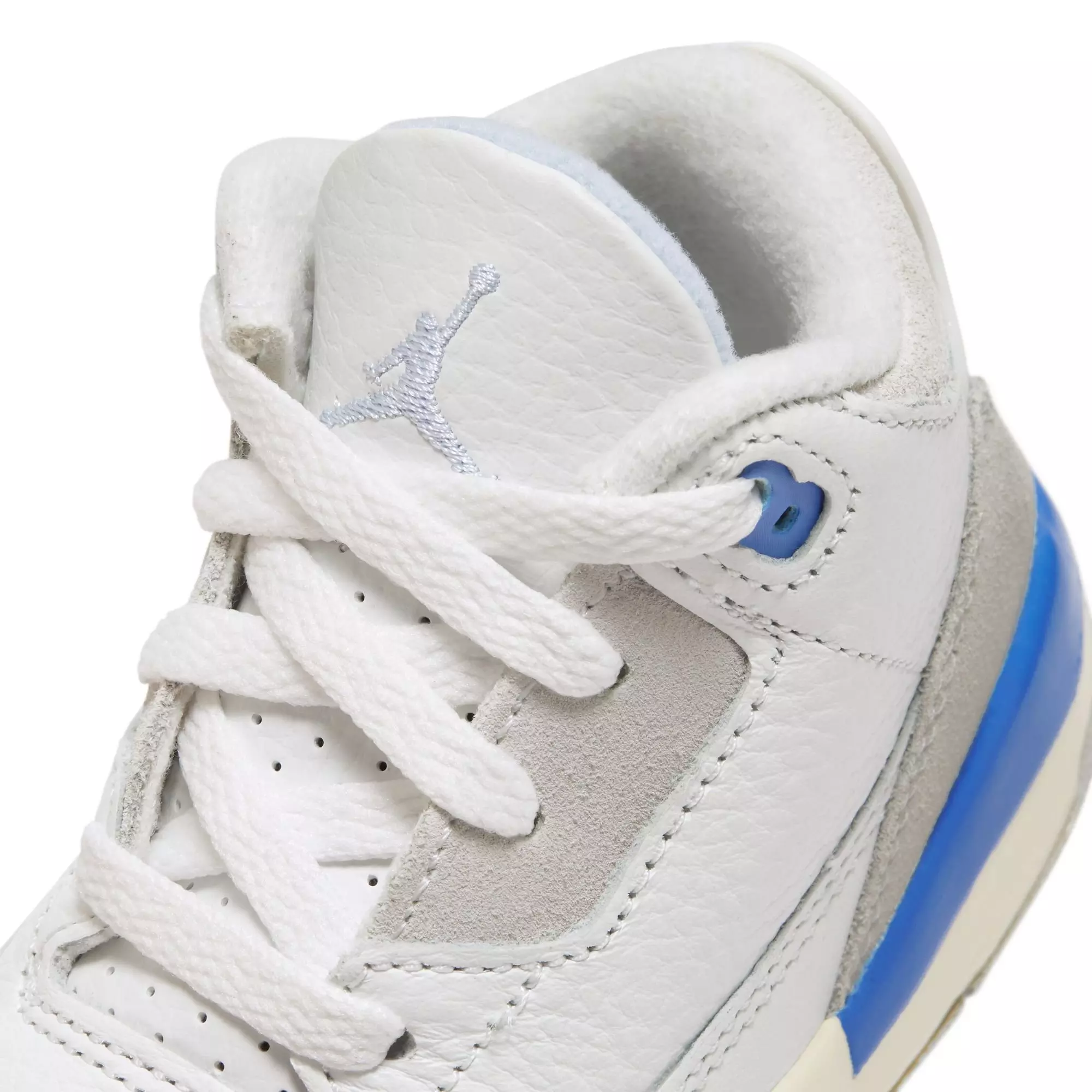 Jordan 3 Retro "Lucky Shorts" Toddler Kids' Shoe -  SUMMIT WHITE/HYDROGEN BLUE/LEGEND BLUE