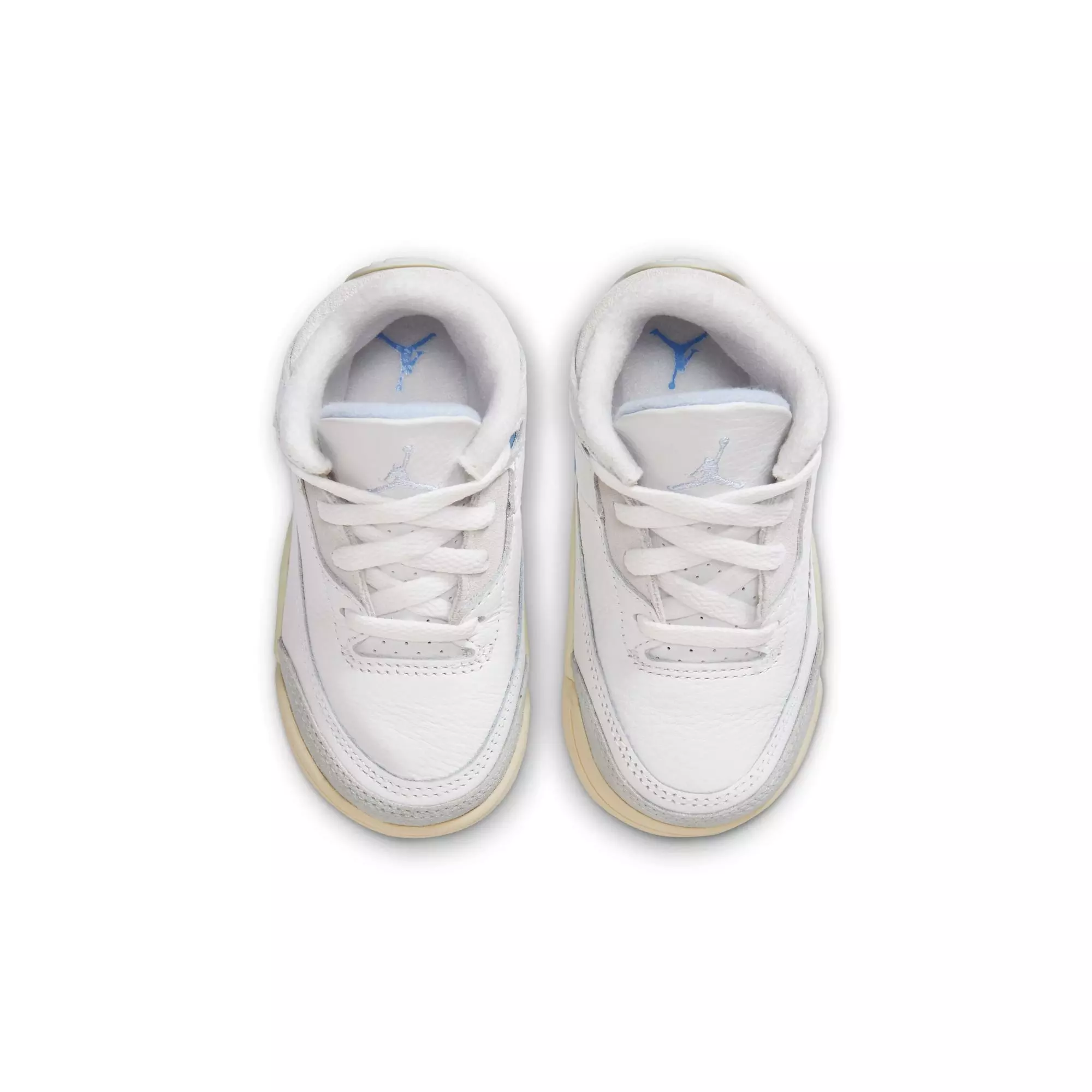 Jordan 3 Retro "Lucky Shorts" Toddler Kids' Shoe -  SUMMIT WHITE/HYDROGEN BLUE/LEGEND BLUE