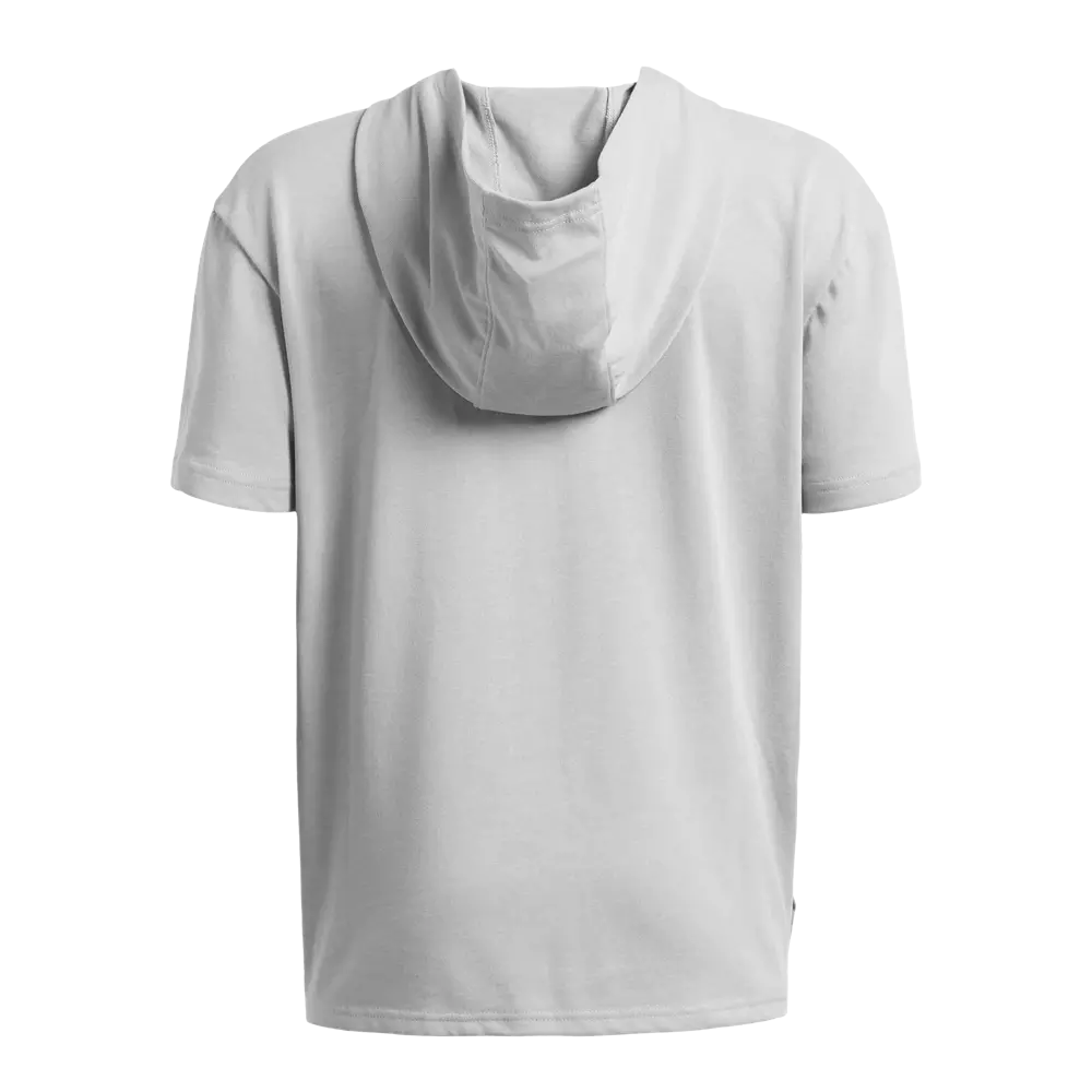 Under Armour Big Boys' Rival Terry Short-Sleeve Hoodie - GREY