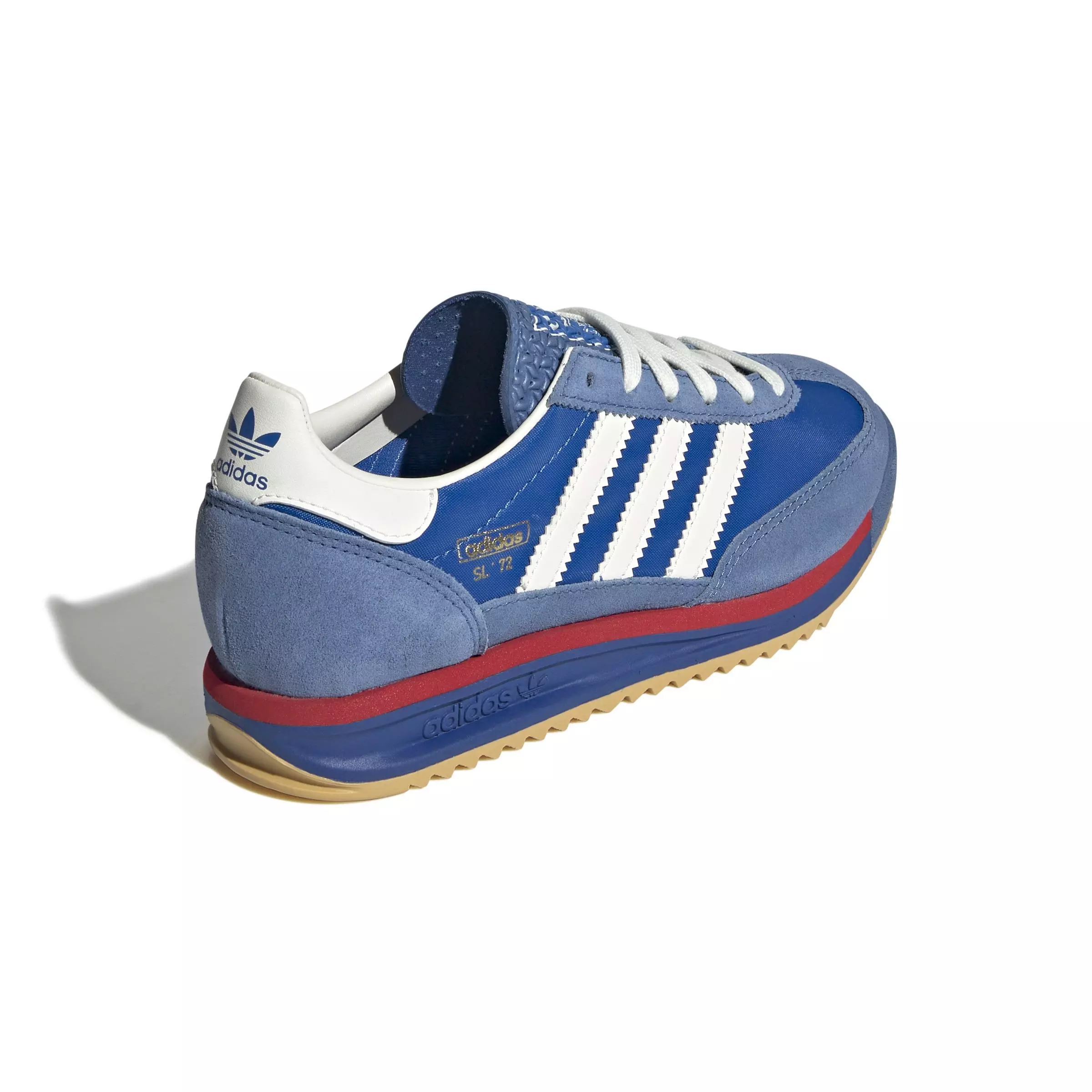 adidas Originals SL 72 RS "Blue/Core White/Better Scarlet" Grade School Boys' Shoe - BLACK/RED/YELLOW