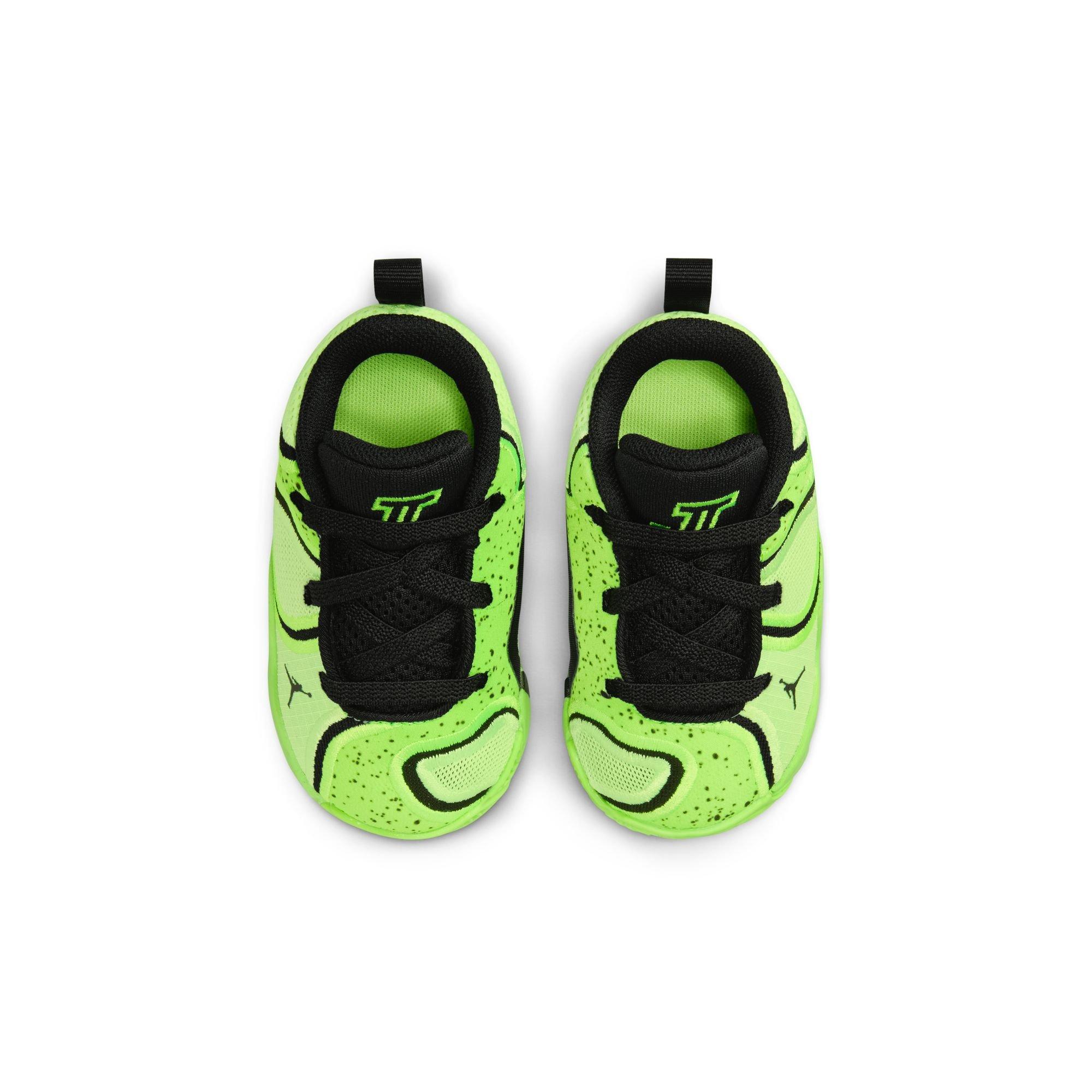 Jordan Tatum 3 Toddler Boys' "Ghost Green/Black/Electric Green" Shoe