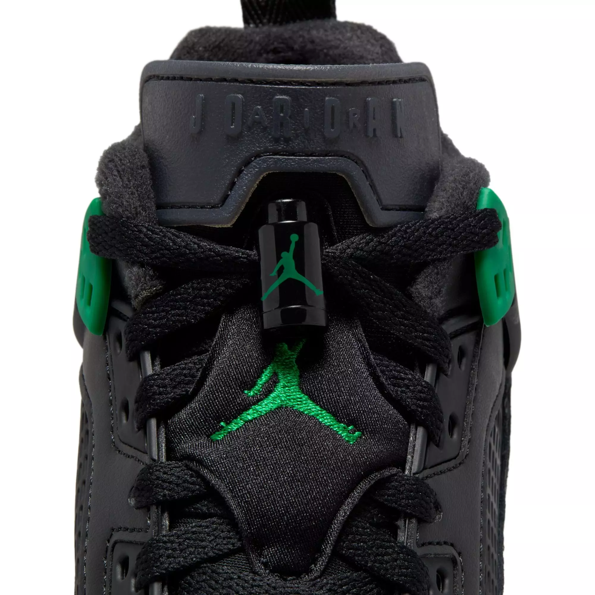 Jordan Spizike Low "Black/Pine Green/Anthracite" Grade School Boys' Shoe - BLACK/GREEN