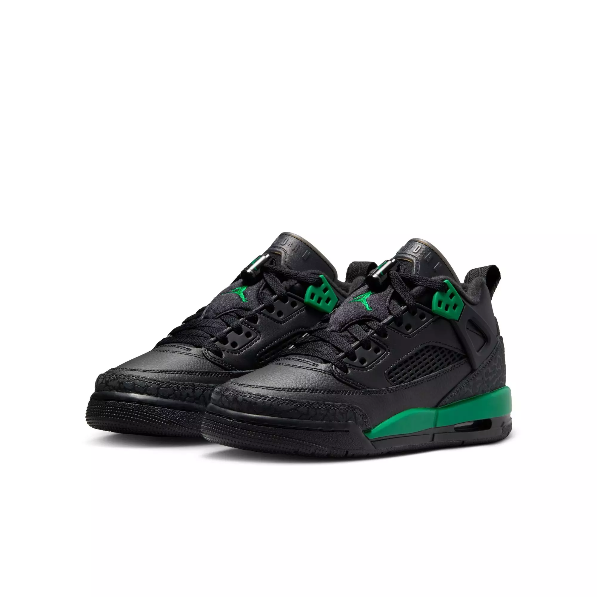 Jordan Spizike Low "Black/Pine Green/Anthracite" Grade School Boys' Shoe - BLACK/GREEN