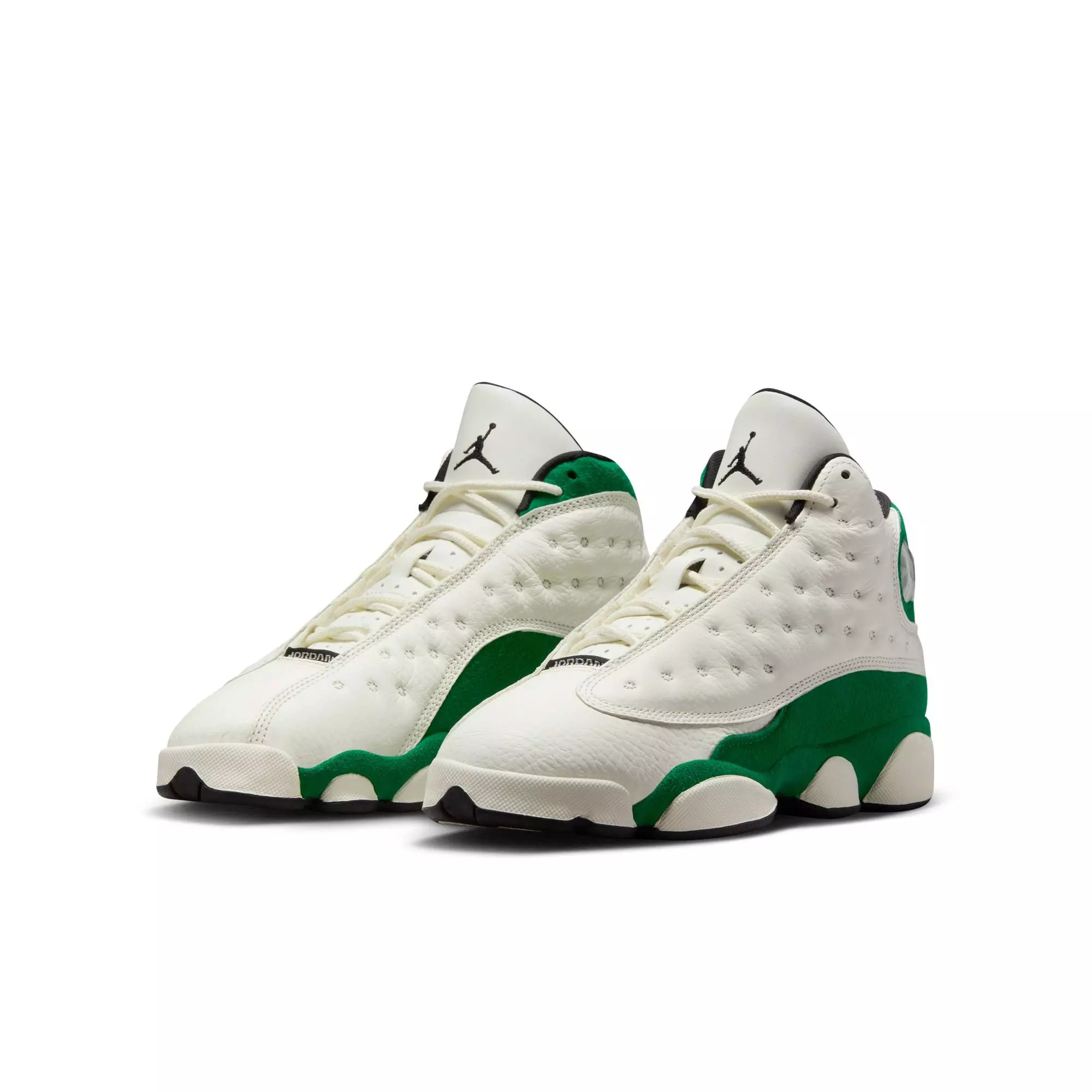 Jordan 13 Retro "Court of Legends" Grade School Kids' Shoe - SAIL/BLACK/PINE GREEN