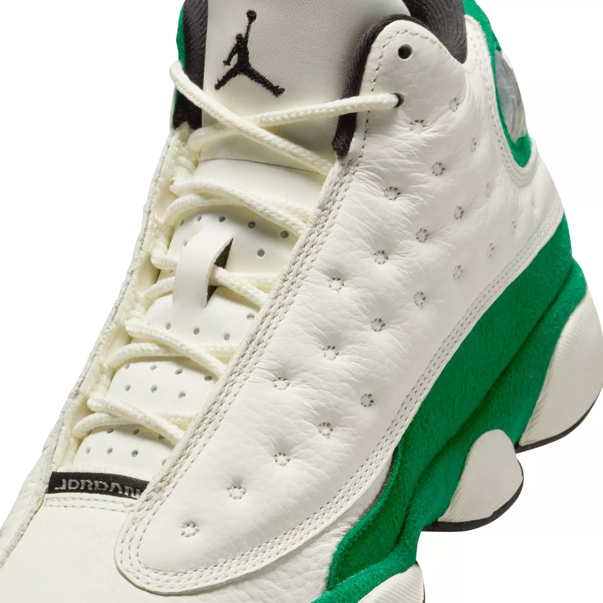 Jordan 13 Retro "Court of Legends" Grade School Kids' Shoe - SAIL/BLACK/PINE GREEN