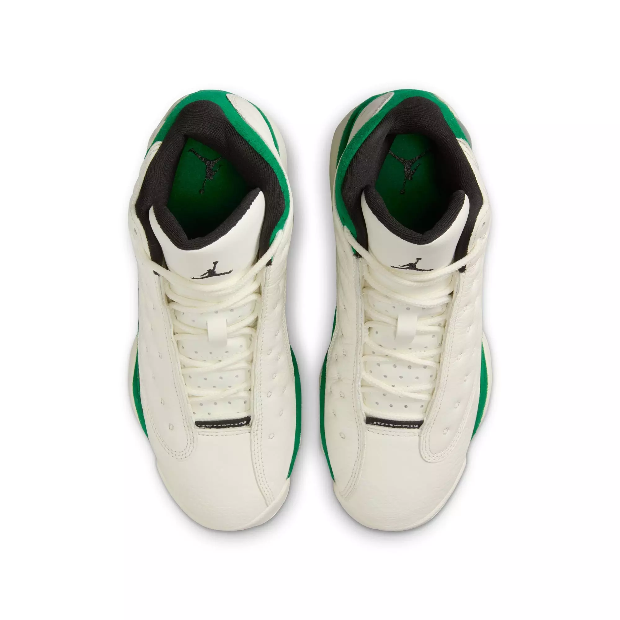 Jordan 13 Retro "Court of Legends" Grade School Kids' Shoe - SAIL/BLACK/PINE GREEN