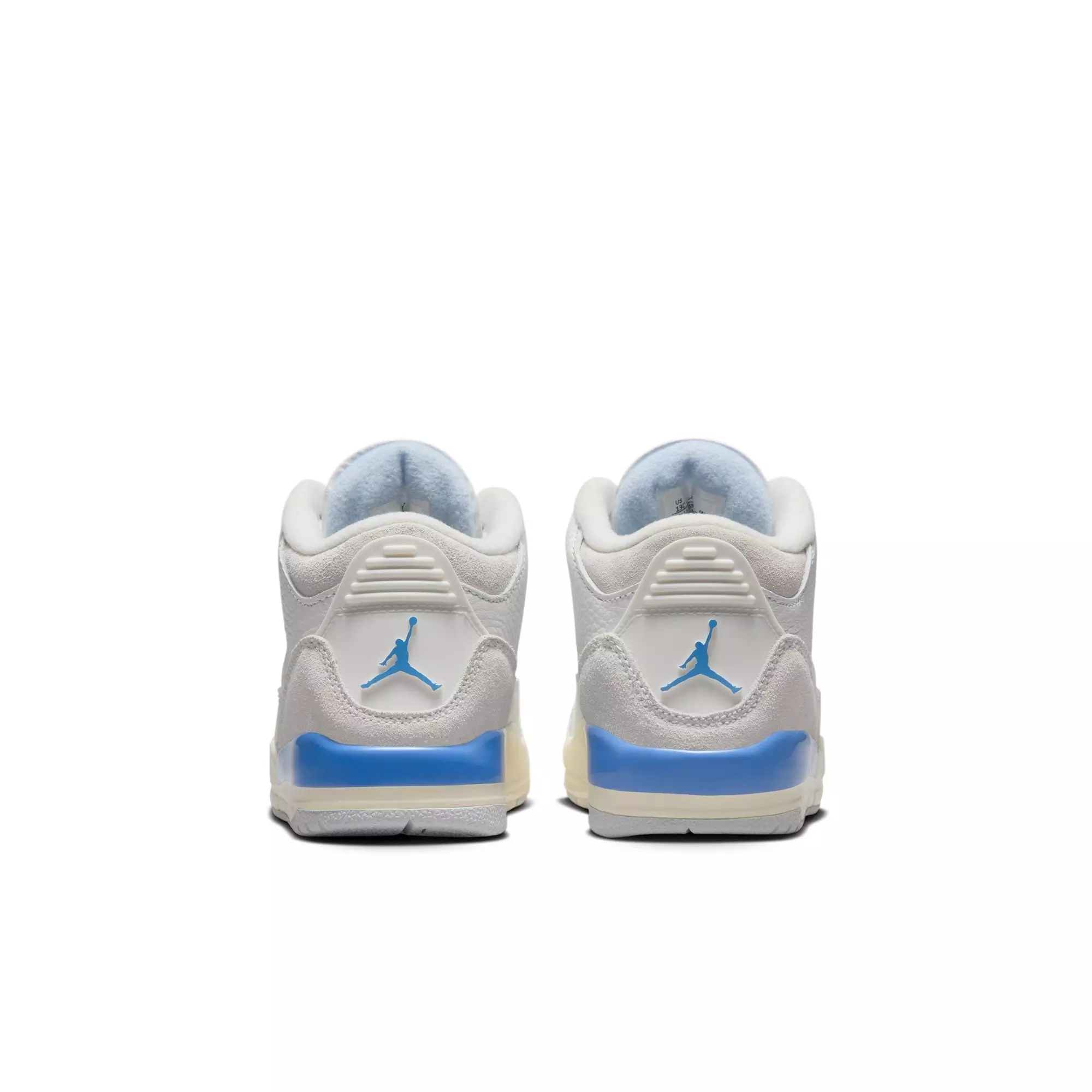 Jordan 3 Retro "Lucky Shorts" Preschool Kids' Shoe - SUMMIT WHITE/HYDROGEN BLUE/LEGEND BLUE