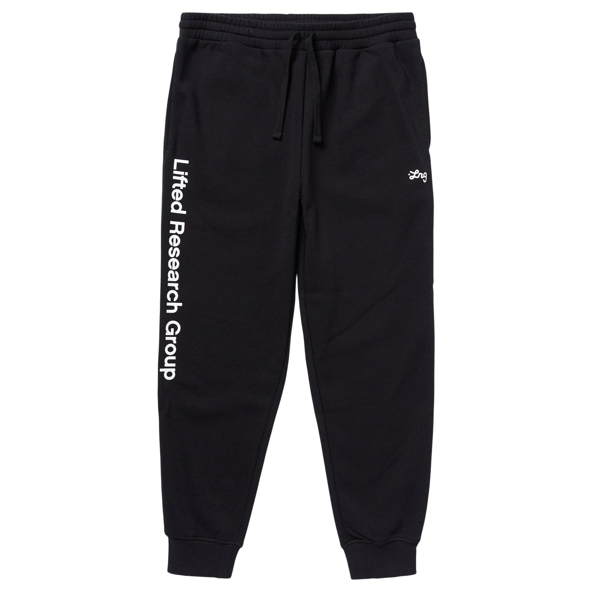 LRG Men's Lifted Script Jogger - Black - BLACK