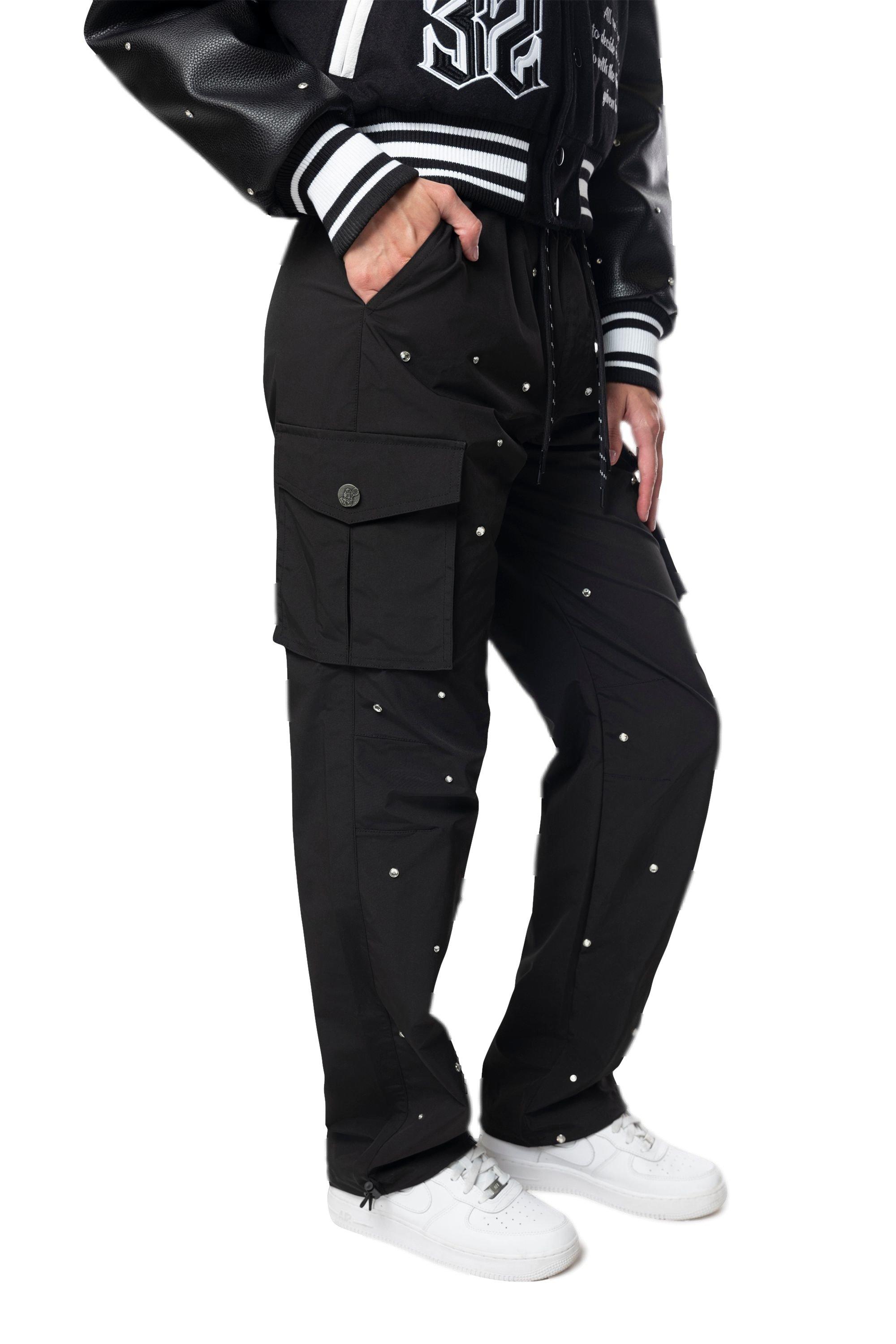 Women's Grindhouse Rhinestone Pants - Black