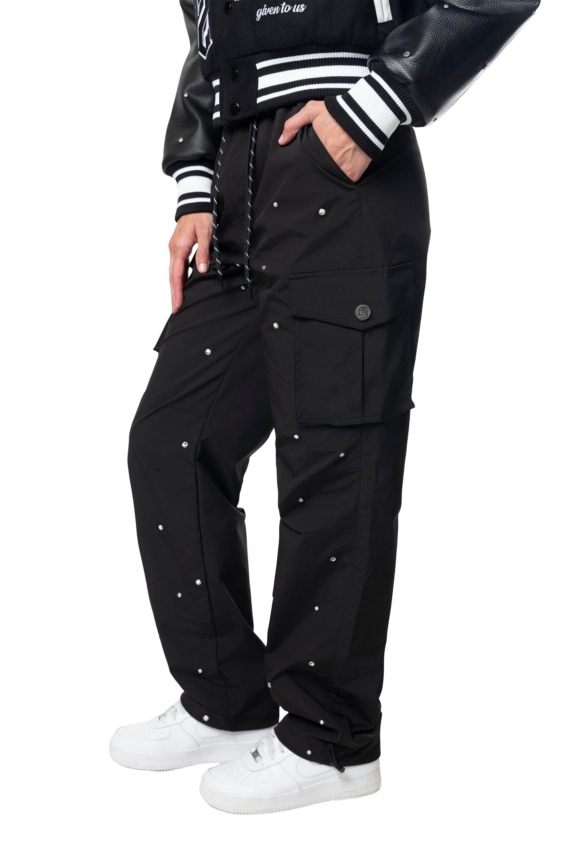 Women's Grindhouse Rhinestone Pants - Black