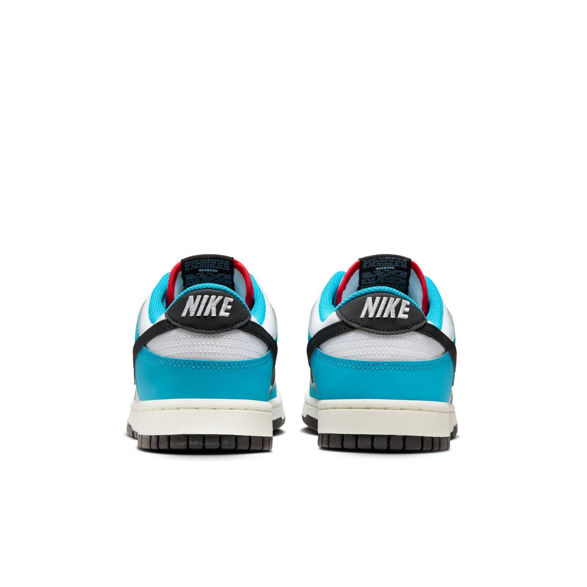 Nike Dunk Low Next Nature N7 "Dark Turquoise" Unisex Shoe - DARK TURQUOISE/BLACK/SAIL Thumbnail View 8