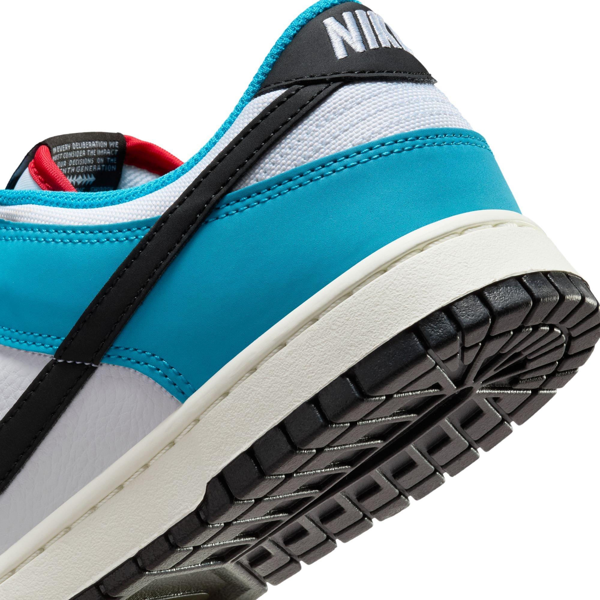 Nike Dunk Low Next Nature N7 "Dark Turquoise" Unisex Shoe - DARK TURQUOISE/BLACK/SAIL Thumbnail View 5