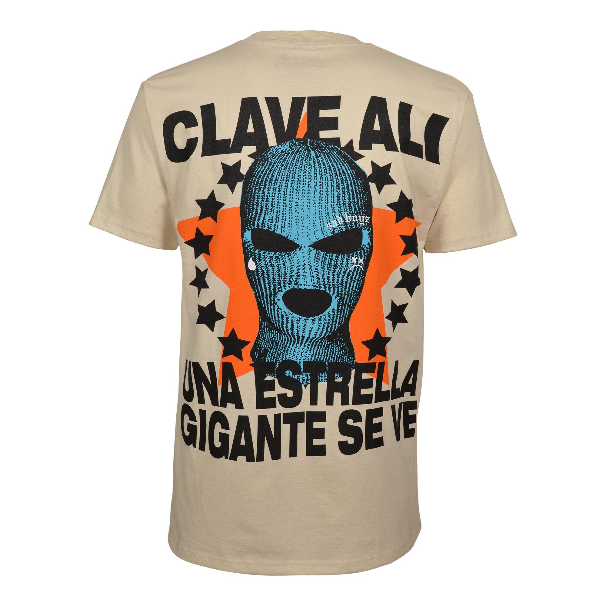 Sad Boyz Men's Star Tee - CREAM Thumbnail View 2