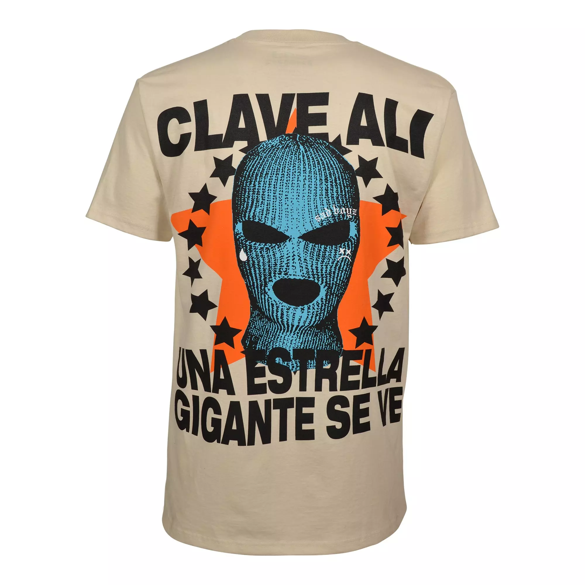 Sad Boyz Men's Star Tee - CREAM