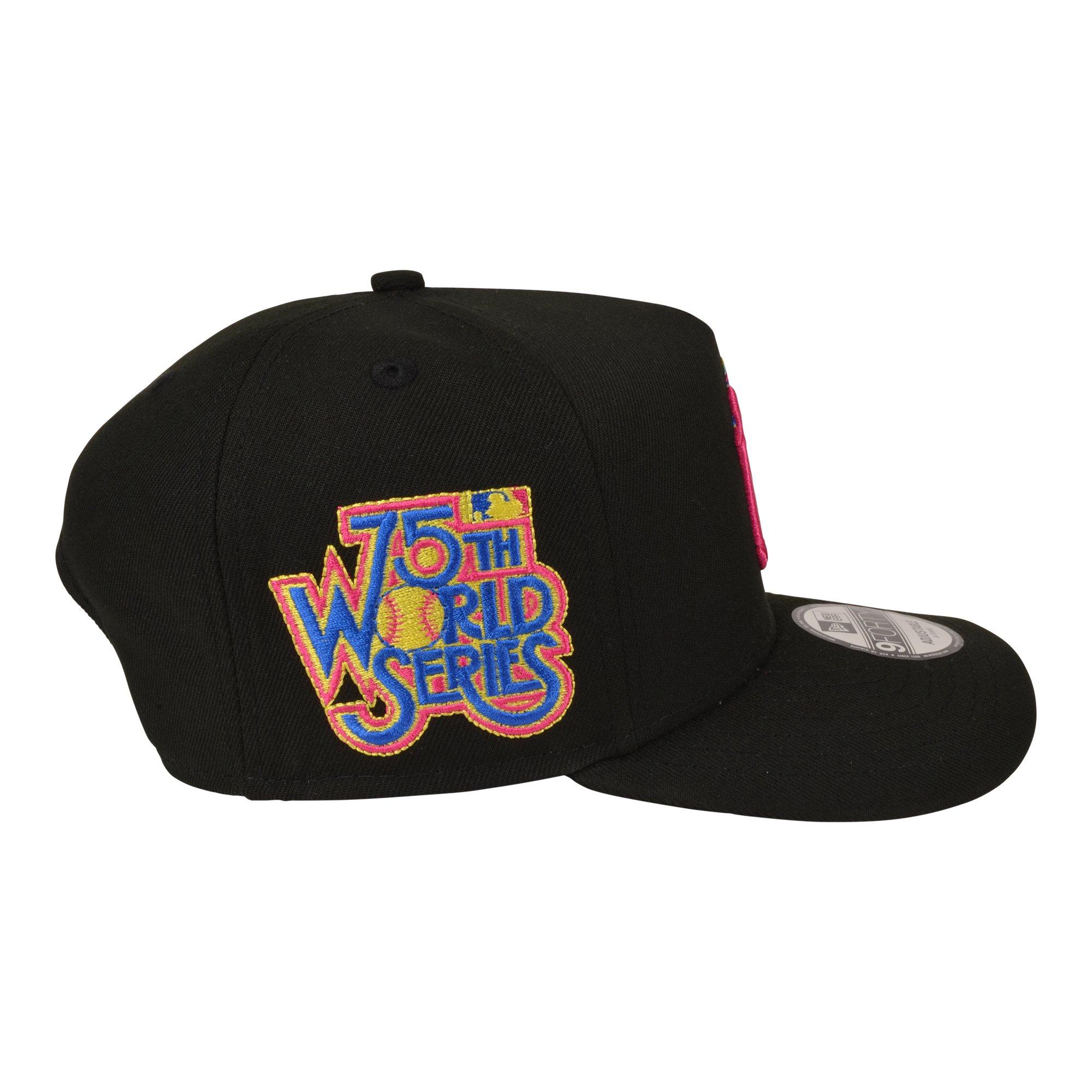 Men's New Era New York Yankees 9FIFTY Tri-Color Logo Snapback-Black